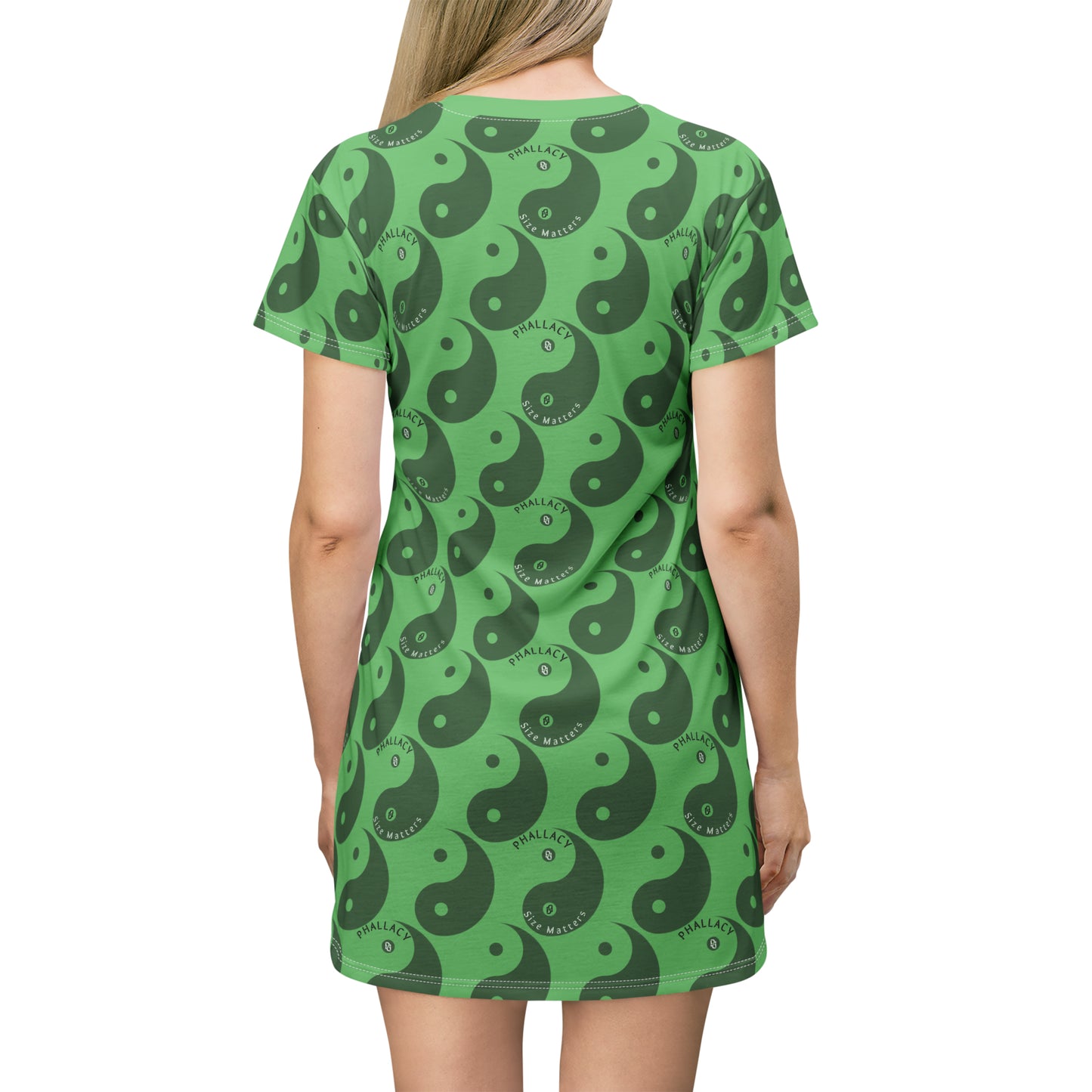 Phallacy Yin-Yang Designer T-Shirt Dress