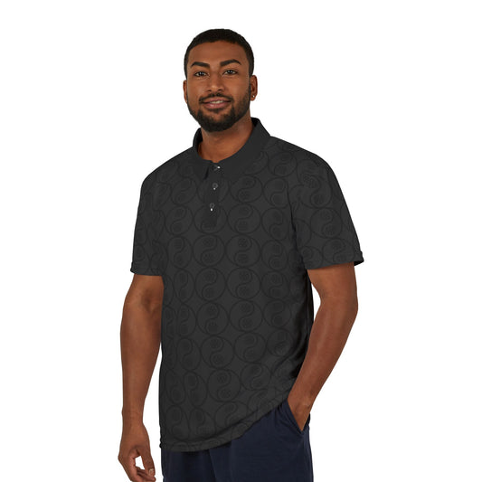 Phallacy Yin-Yang Designer Unisex Polo Shirt