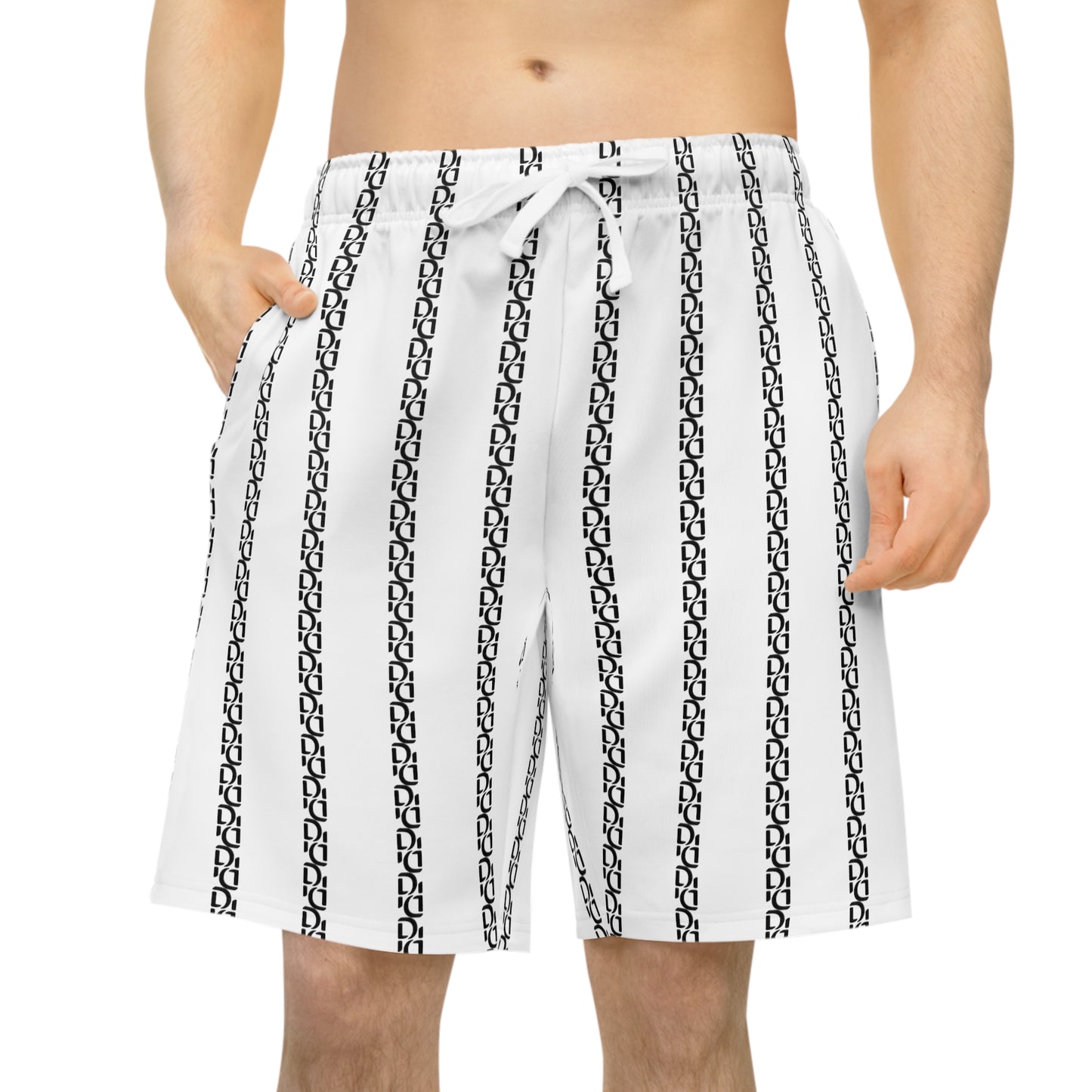 Phallacy Striped Athletic Shorts