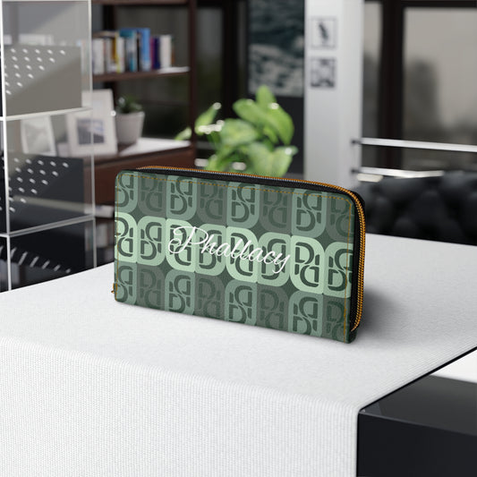 Phallacy Monogram Designer Zipper Wallet