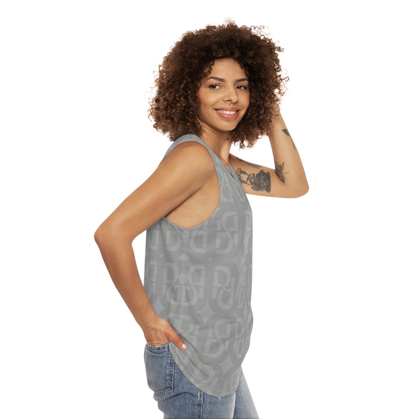 Phallacy Monogram Designer Unisex Tank Top