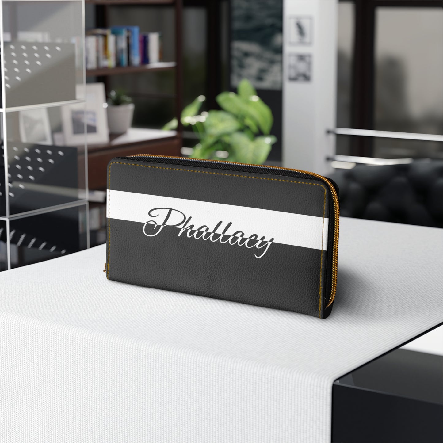 Phallacy Signature Zipper Wallet