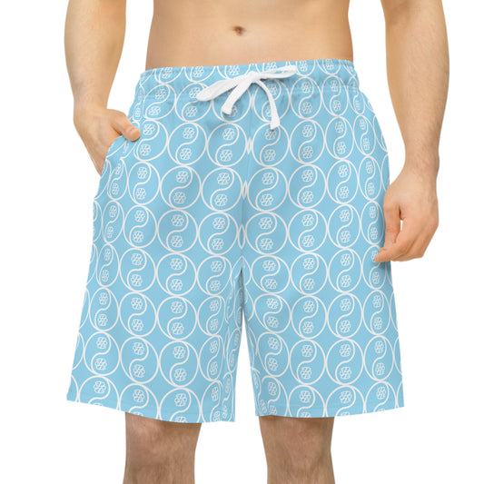 Phallacy Yin-Yang Designer Athletic Shorts