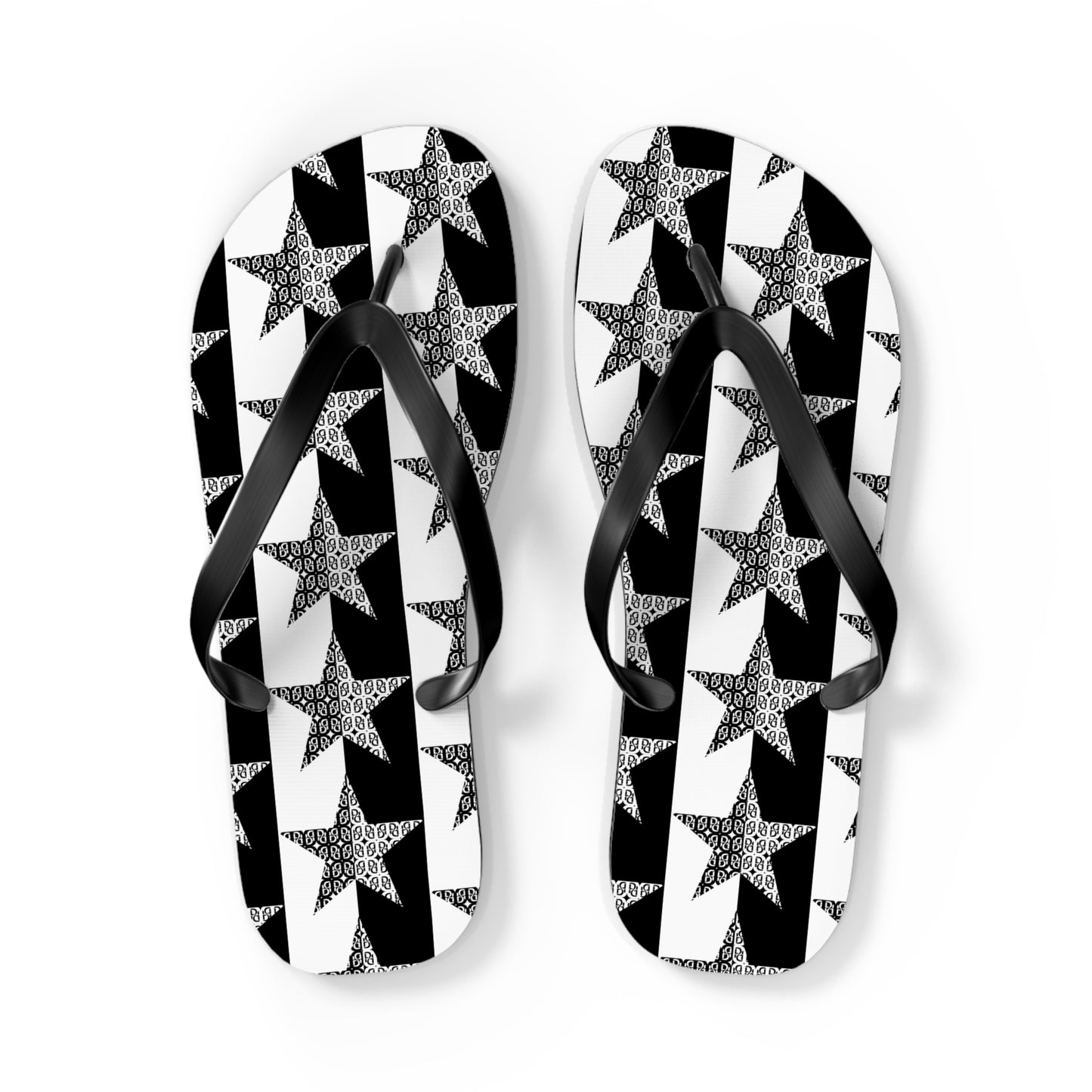 Phallacy Star Designer Unisex Flip Flops