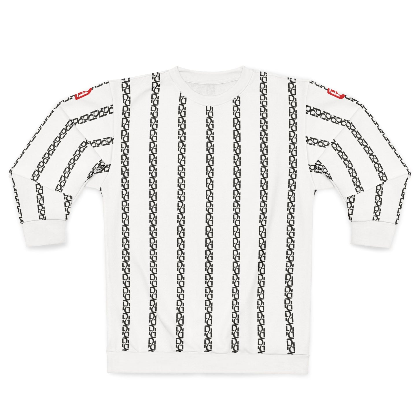 Phallacy Striped Designer Unisex Sweatshirt