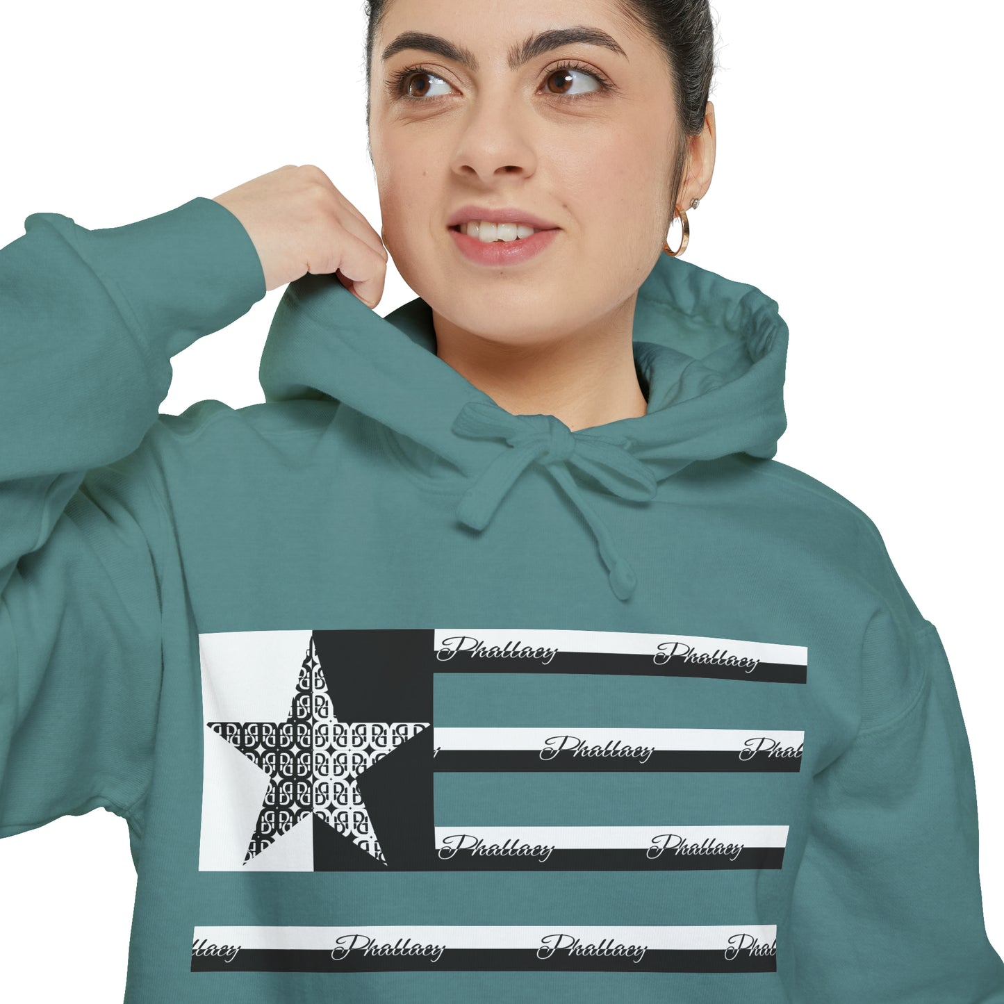 Phallacy Flag Unisex Garment-Dyed Hoodie