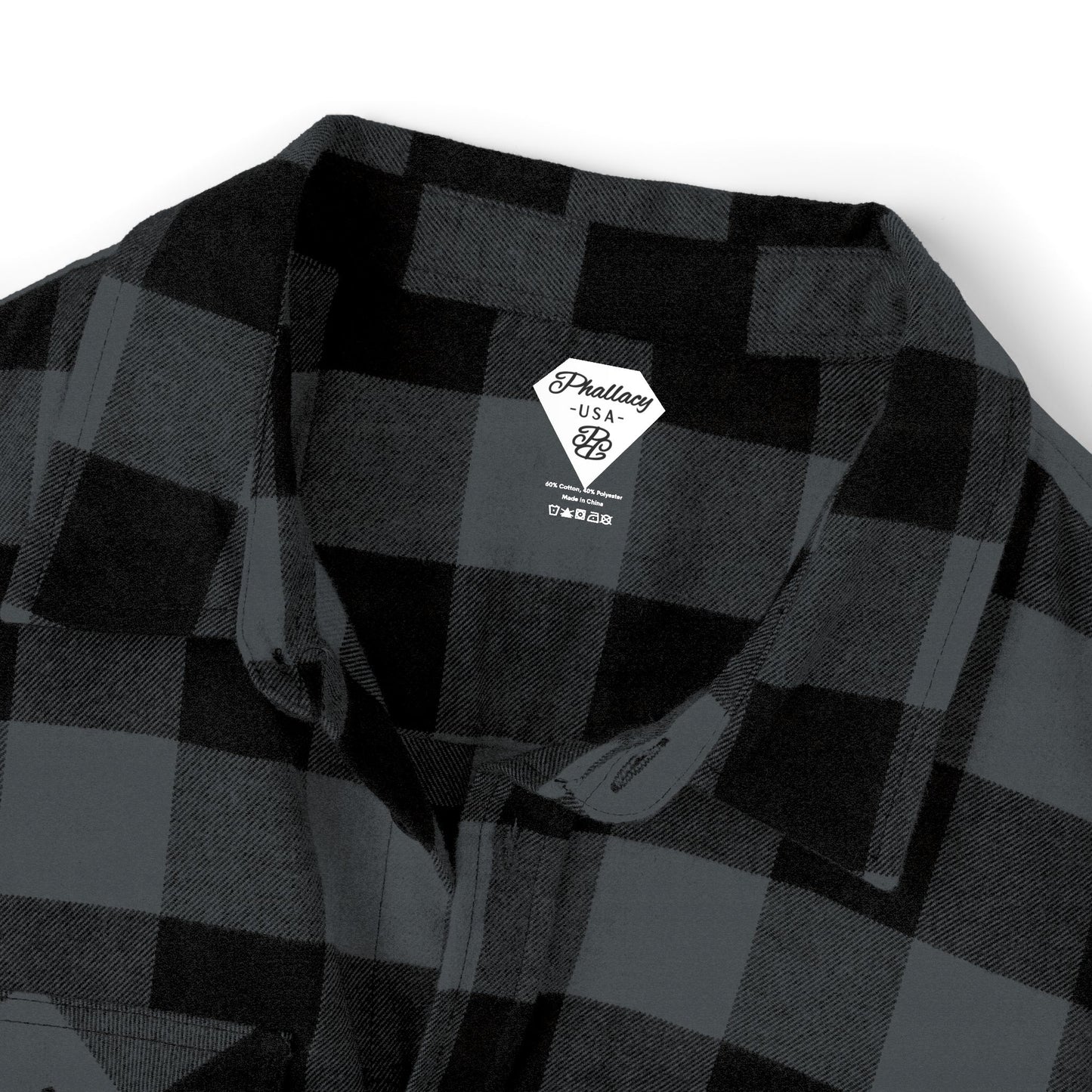 Phallacy Diamond Unisex Flannel Shirt