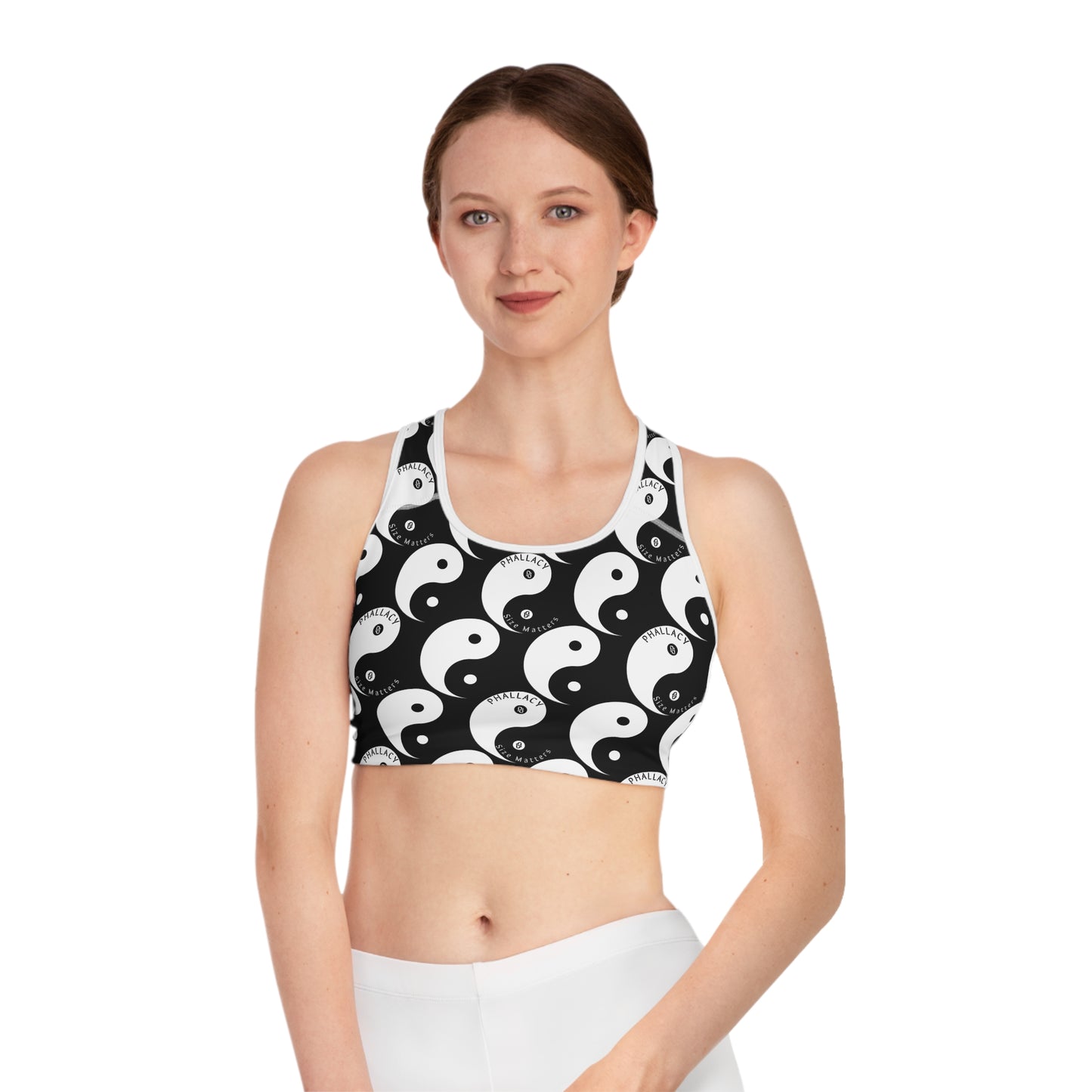 Phallacy Yin-Yang Designer Sports Bra