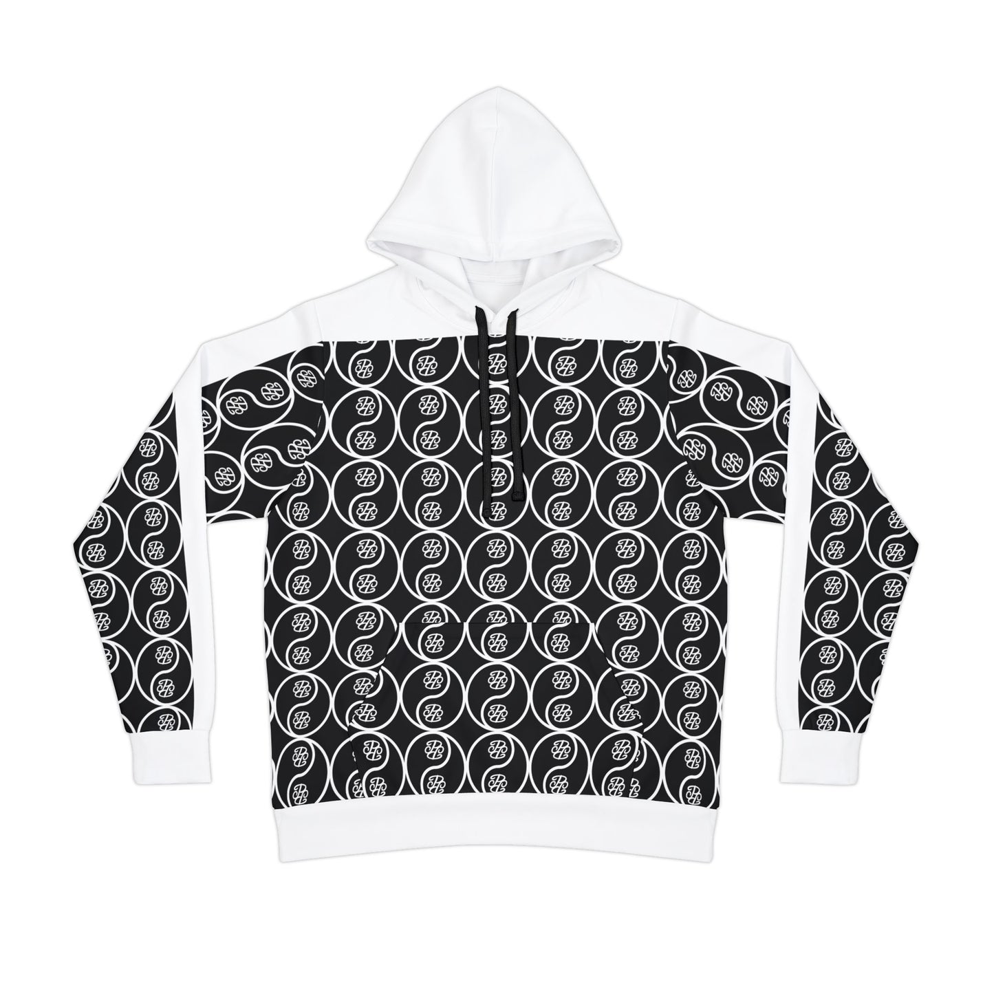 Phallacy Yin-Yang Designer Unisex Athletic Hoodie