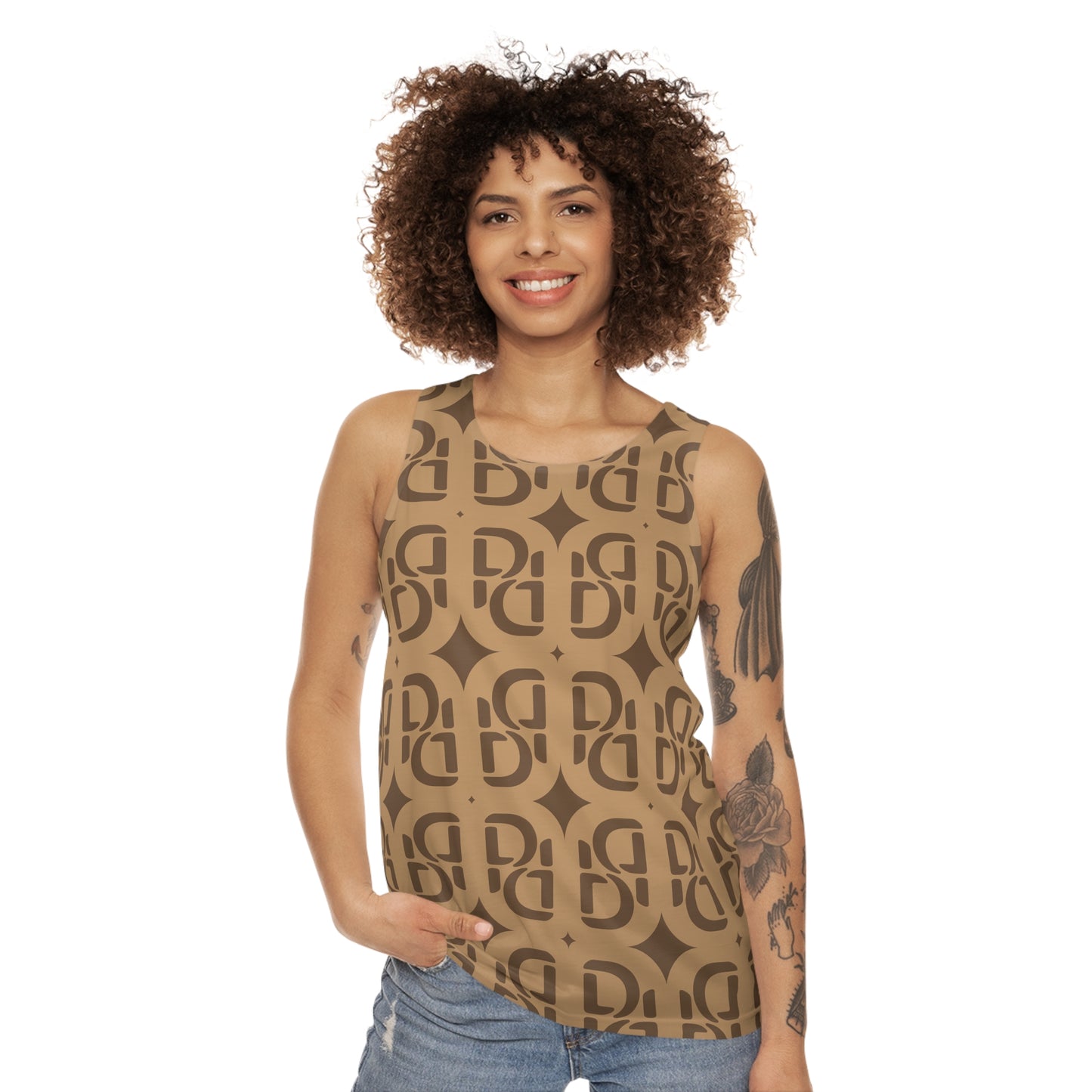 Phallacy Monogram Dsigner Unisex Tank Top