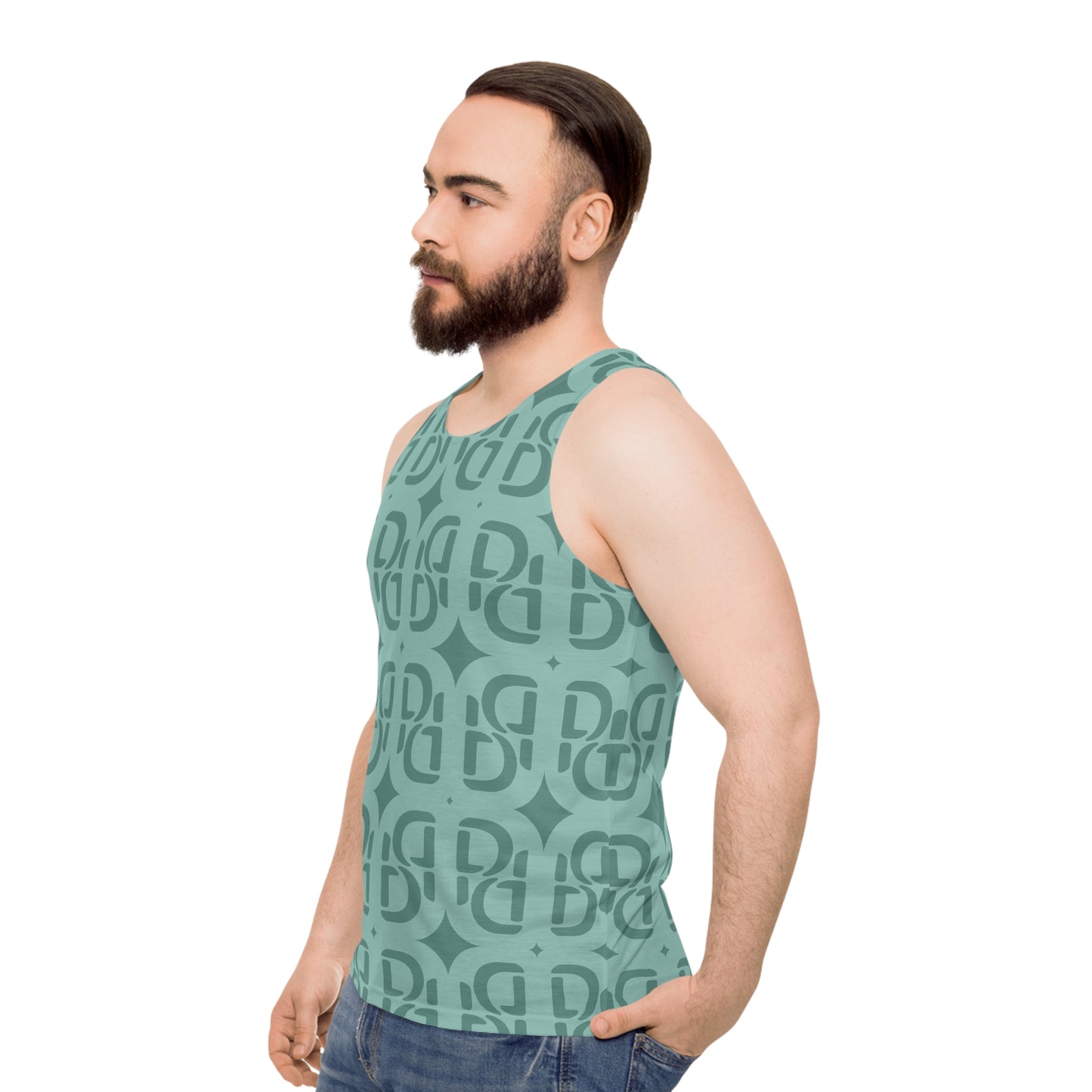 Phallacy Monogram Designer Unisex Tank Top