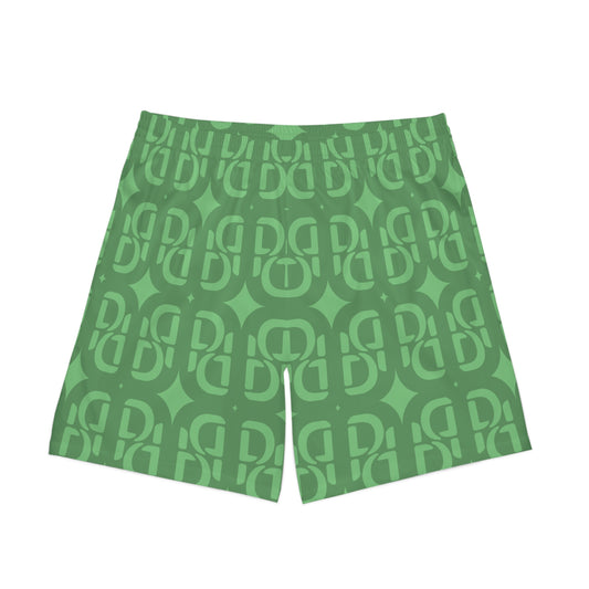 Phallacy Monogram Designer Elastic Beach Shorts