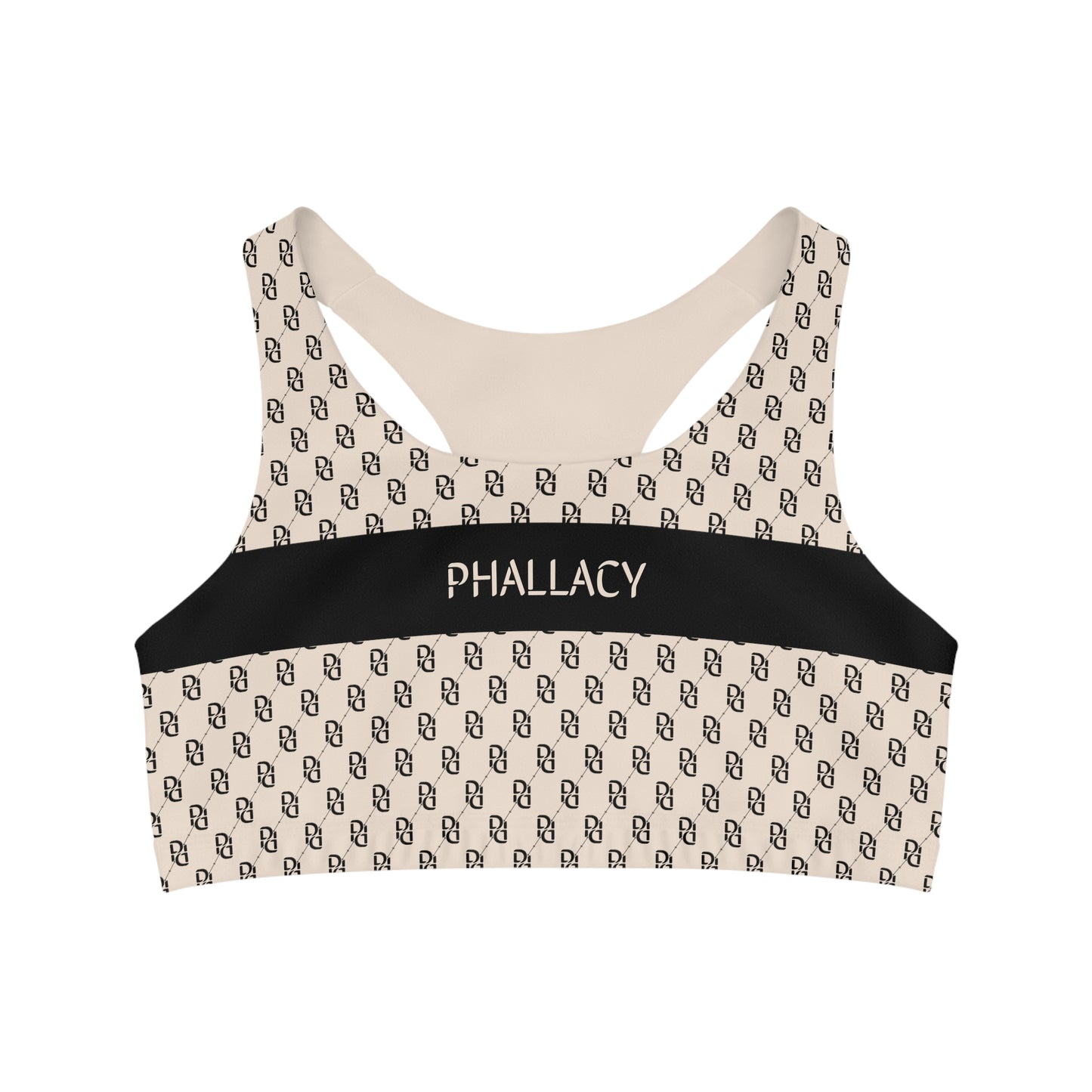 Phallacy Monogram Designer Seamless Sports Bra