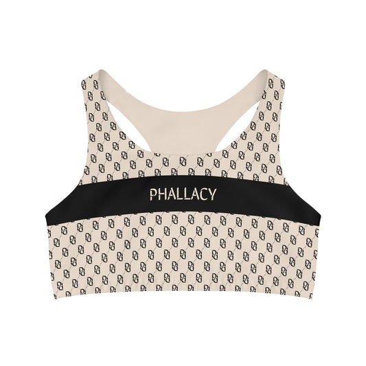 Phallacy Monogram Designer Seamless Sports Bra