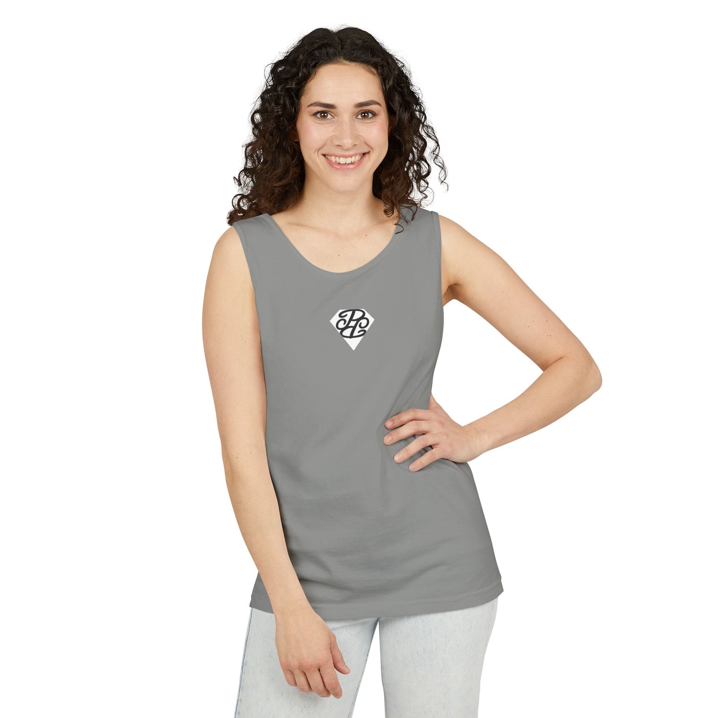 Phallacy Diamond Unisex Garment-Dyed Tank Top