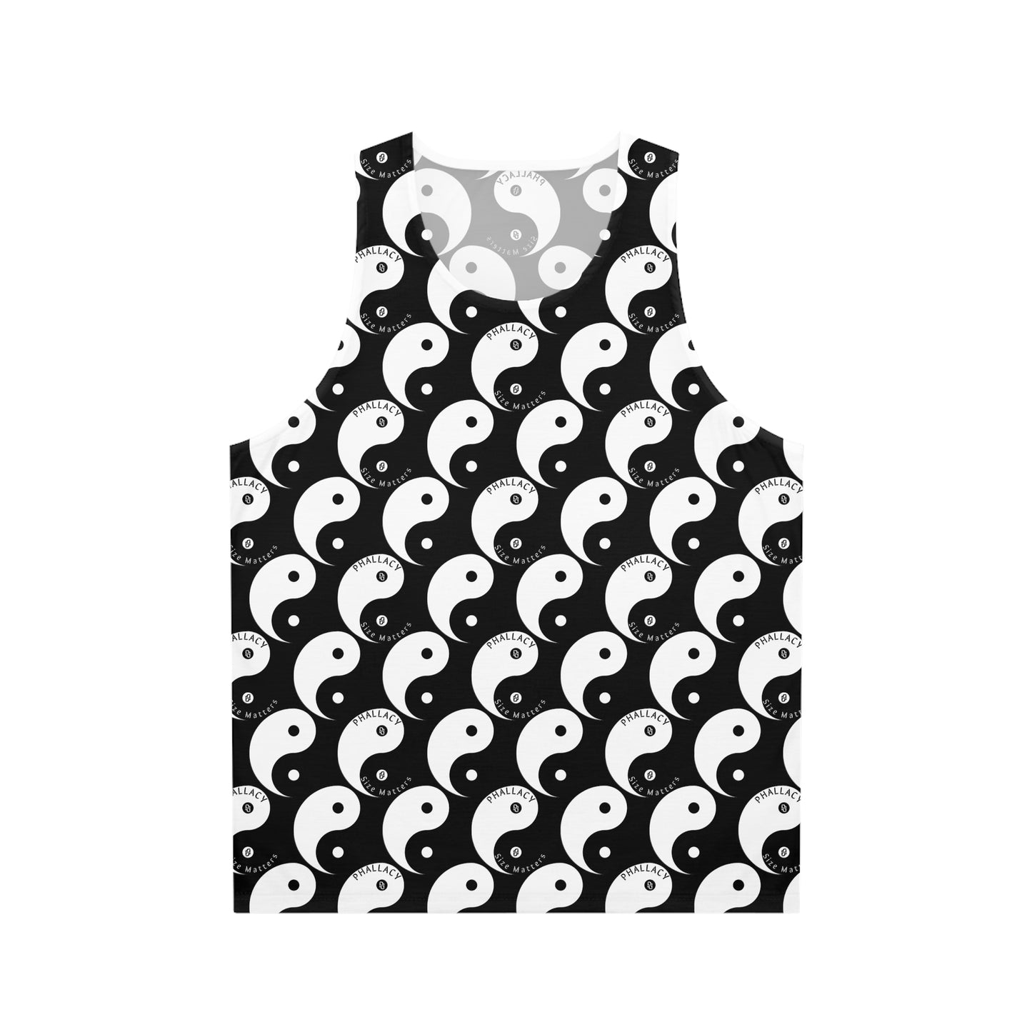 Phallacy Yin-Yang Designer Unisex Tank Top