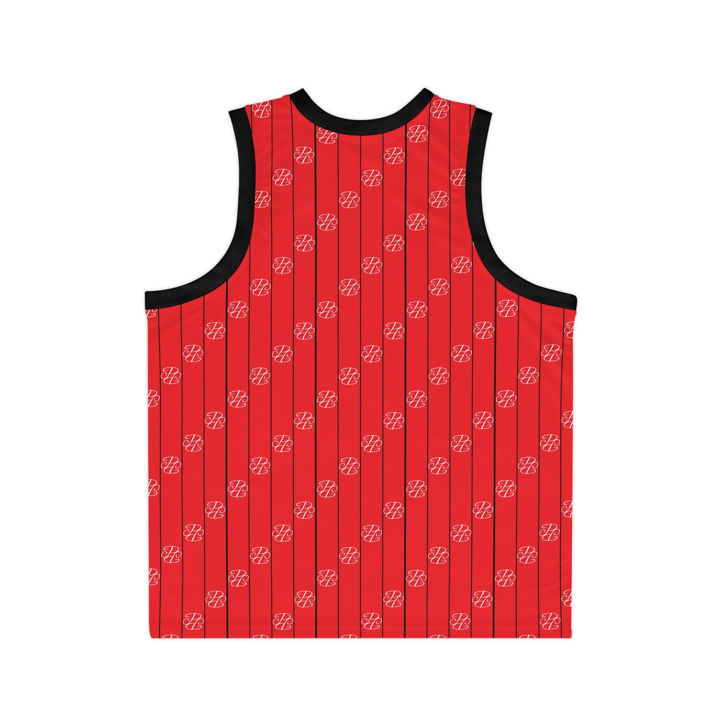 Phallacy Striped Designer Unisex Basketball Jersey