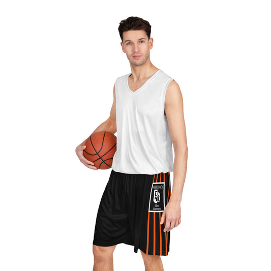 Phallacy Striped Designer Basketball Shorts