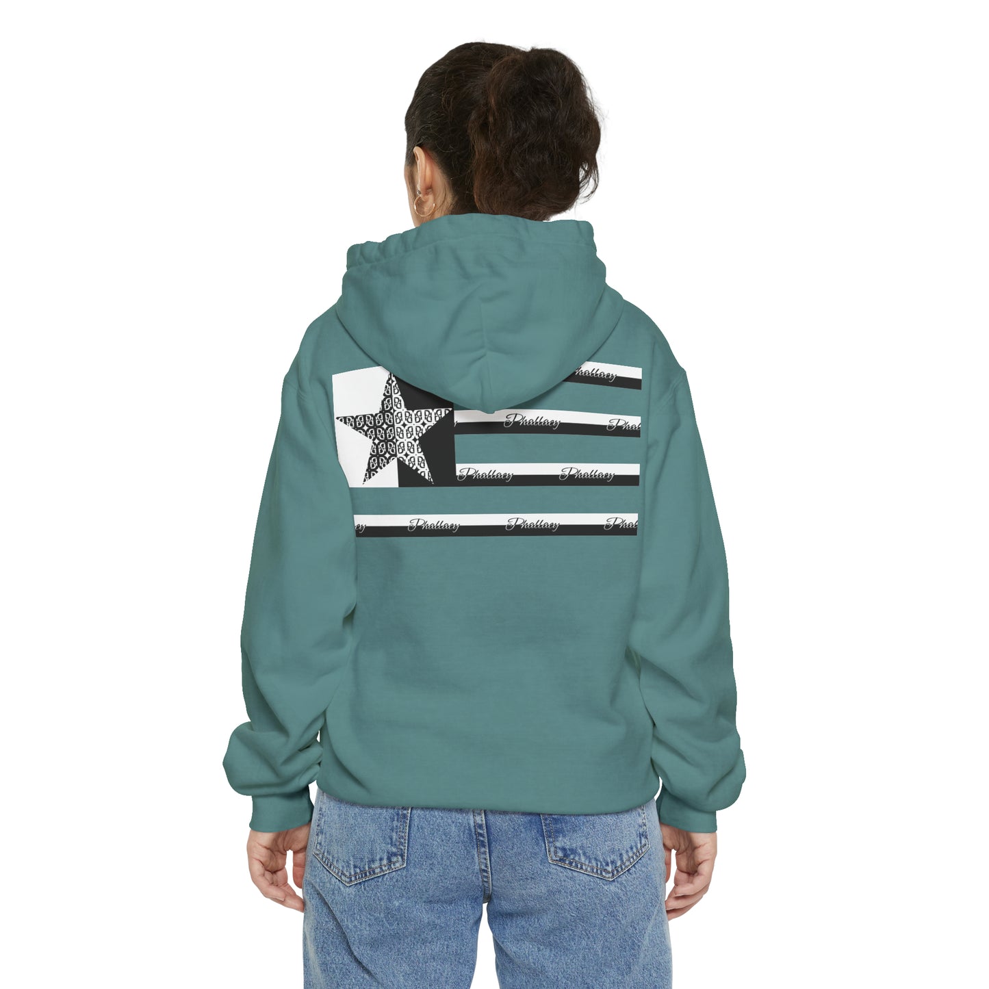 Phallacy Flag Unisex Garment-Dyed Hoodie