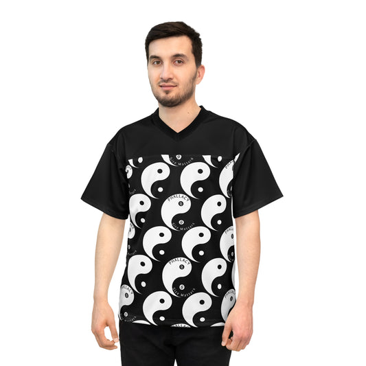 Phallacy Yin-Yang Designer Unisex Football Jersey