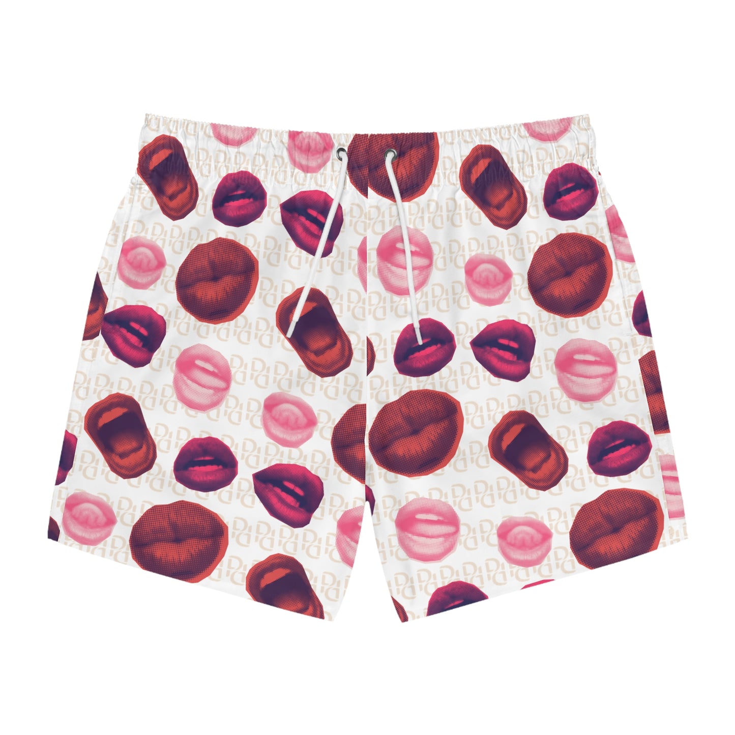 Phallacy Lips Designer Swim Trunks