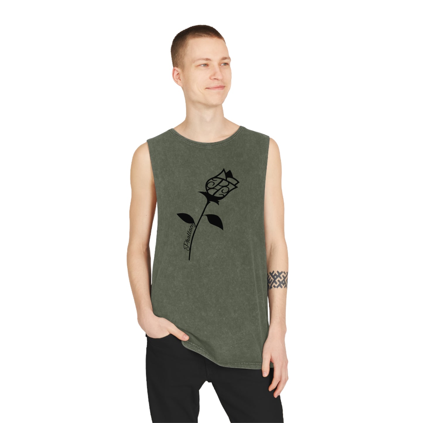 Phallacy Unisex Stonewash Tank Top