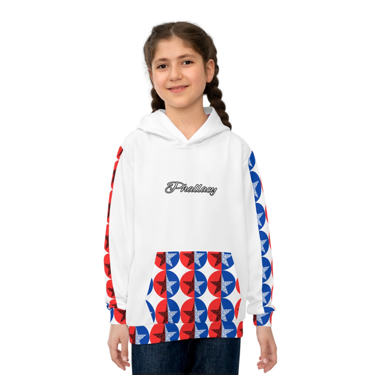 Phallacy Star Designer Youth Hoodie