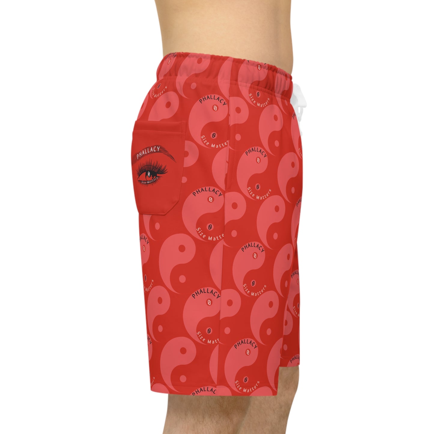 Phallacy Yin-Yang Designer Athletic Shorts