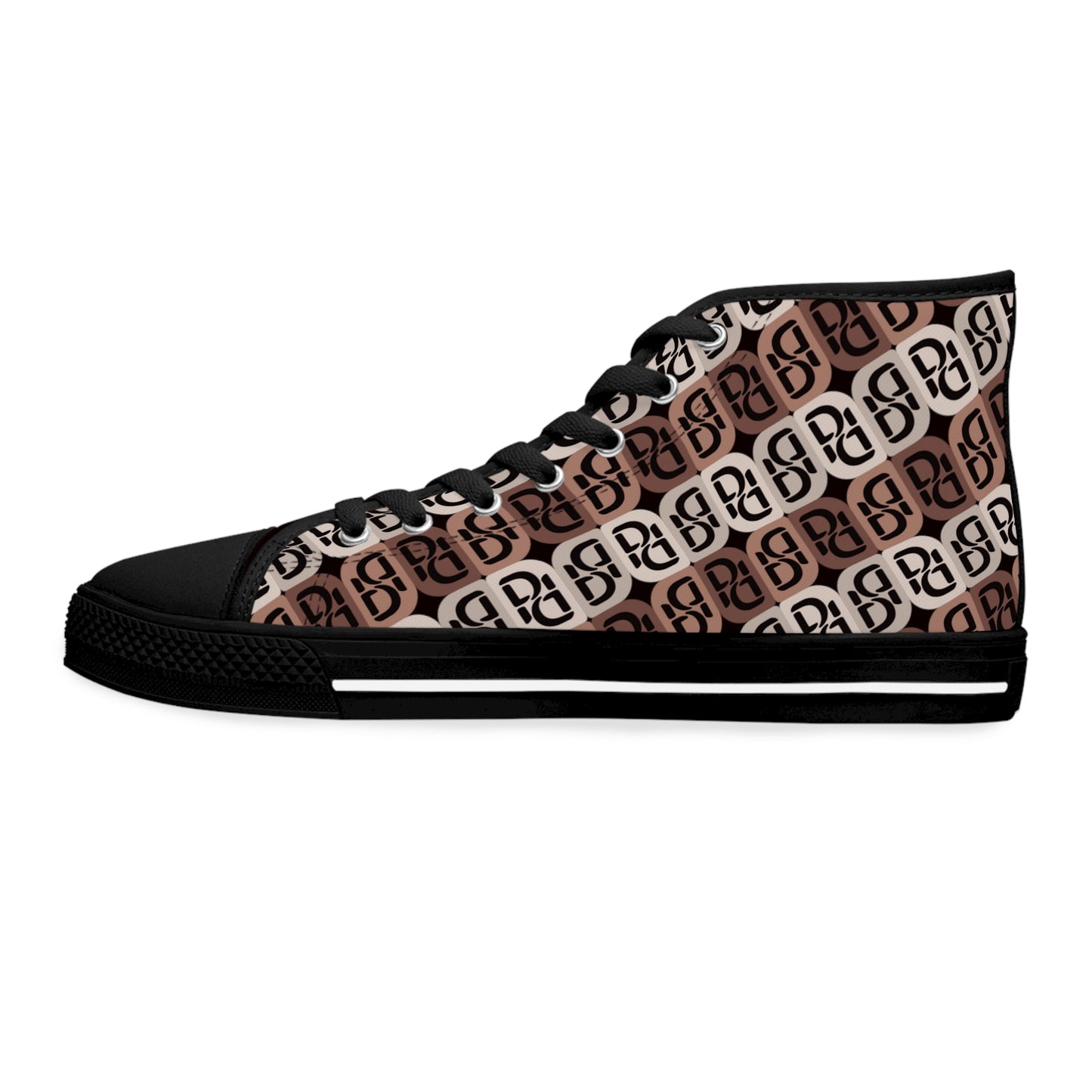 Phallacy Monogram Designer Women's High Top Sneakers