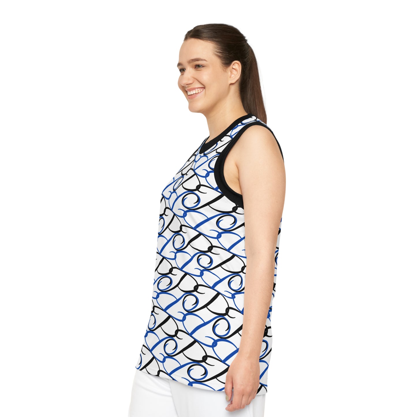 Phallacy Diamond Designer Unisex Basketball Jersey