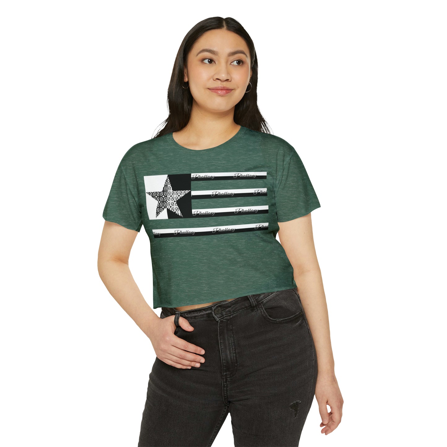 Phallacy Flag Women's Festival Crop Top