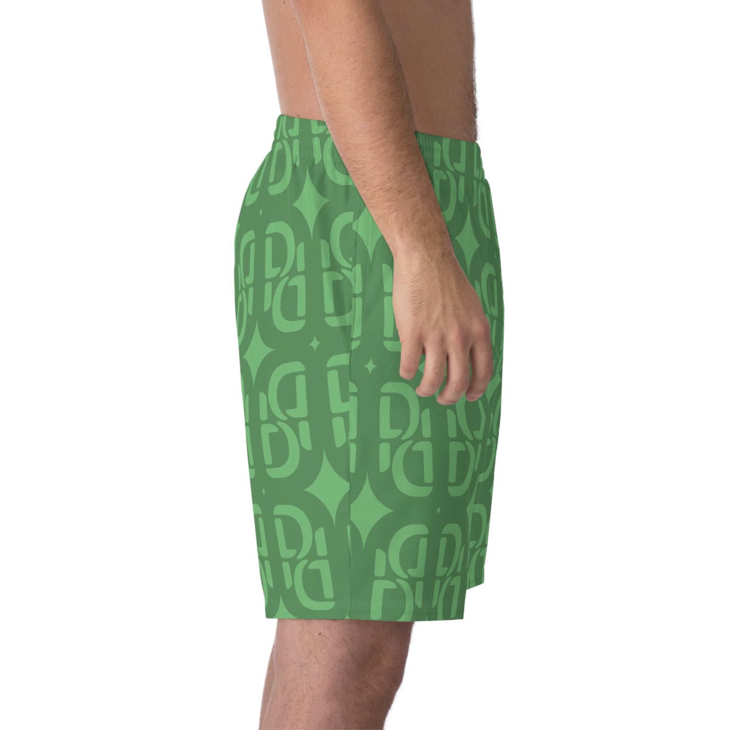 Phallacy Monogram Designer Elastic Beach Shorts