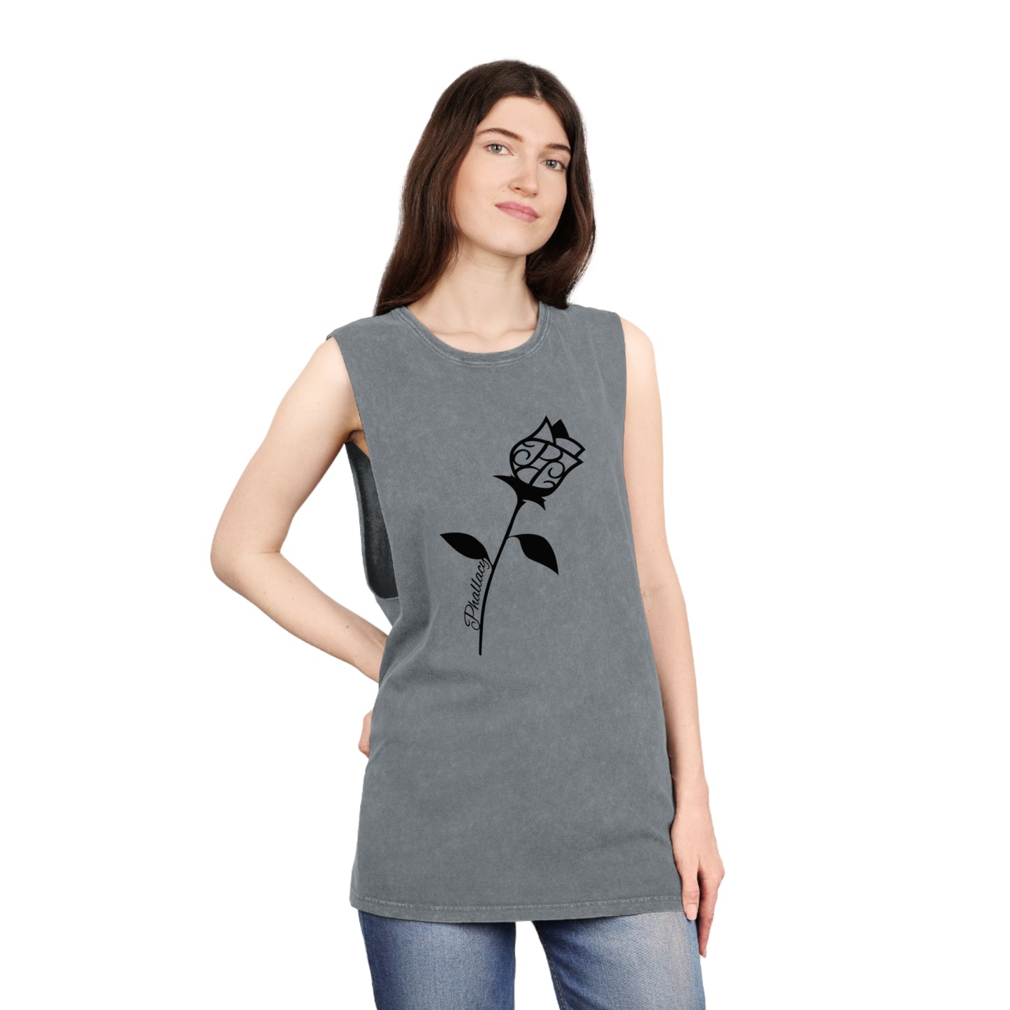 Phallacy Unisex Stonewash Tank Top