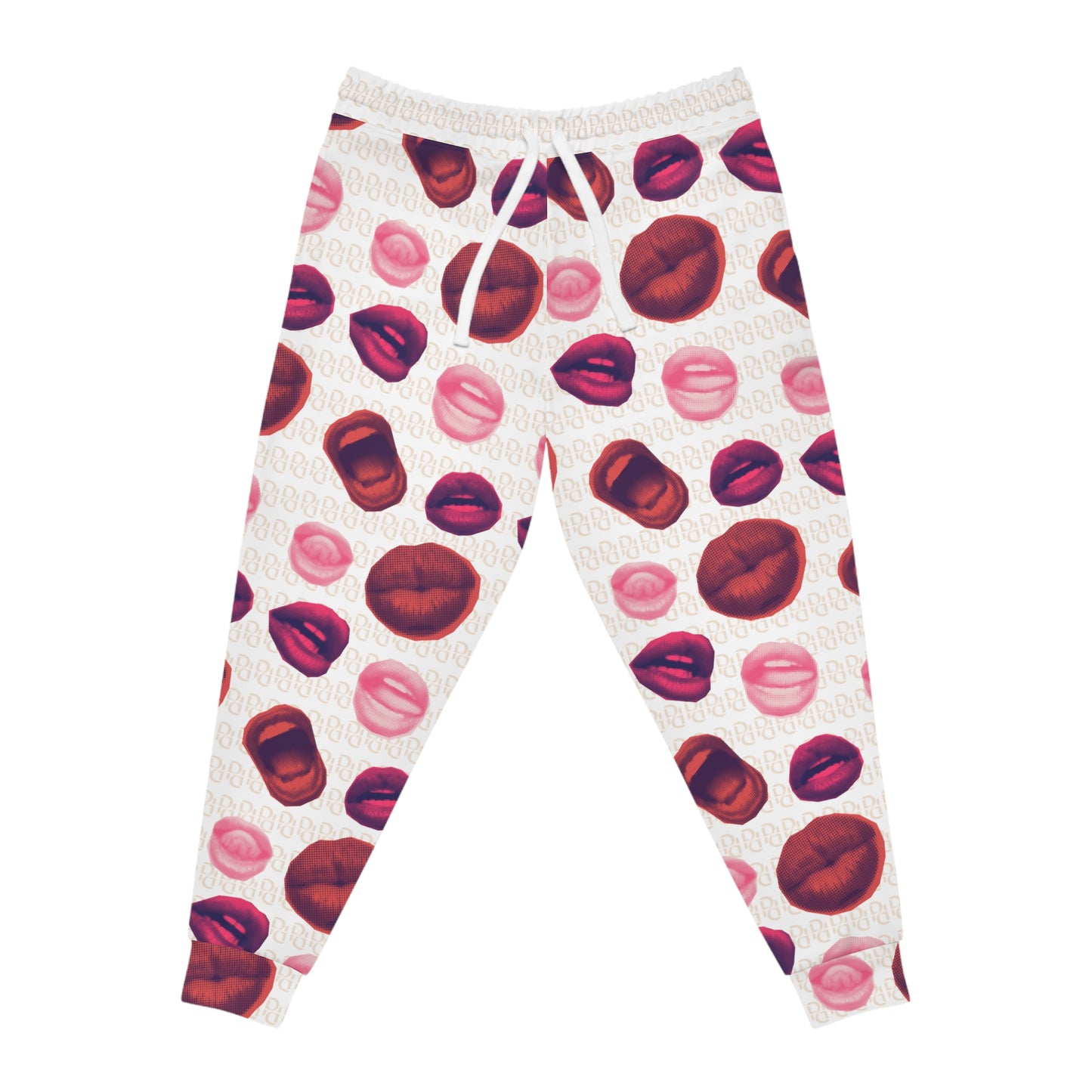 Phallacy Lips Designer Unisex Athletic Joggers