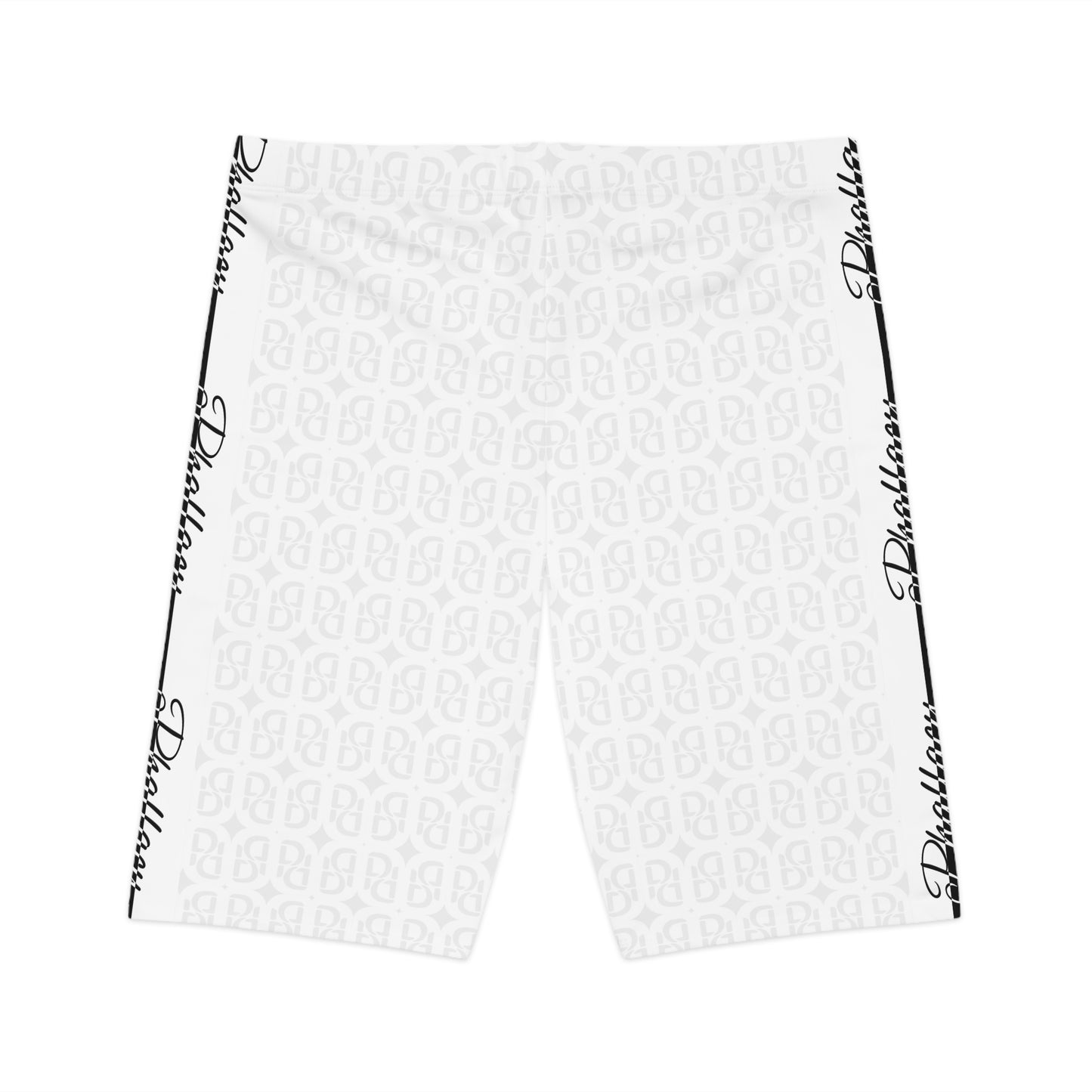 Phallacy Signature Monogram Designer Women's Bike Shorts