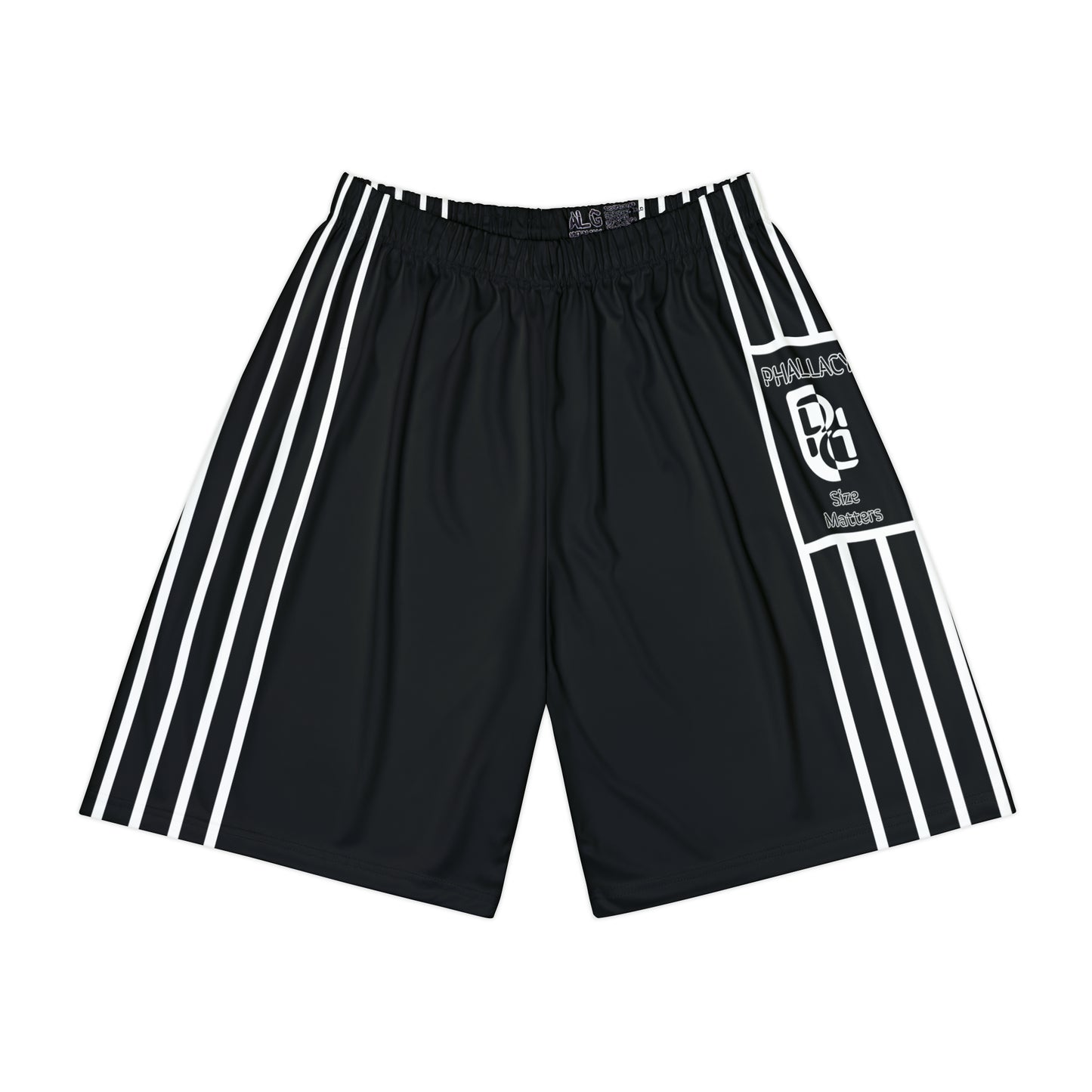 Phallacy Striped Designer Sports Shorts