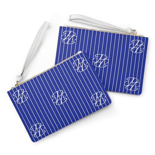 Phallacy Players Striped Designer Clutch Bag