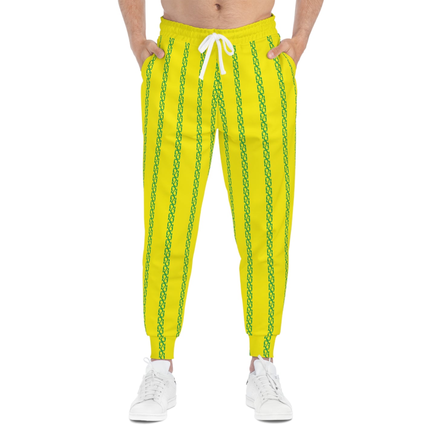 Phallacy Striped Designer Unisex Athletic Joggers