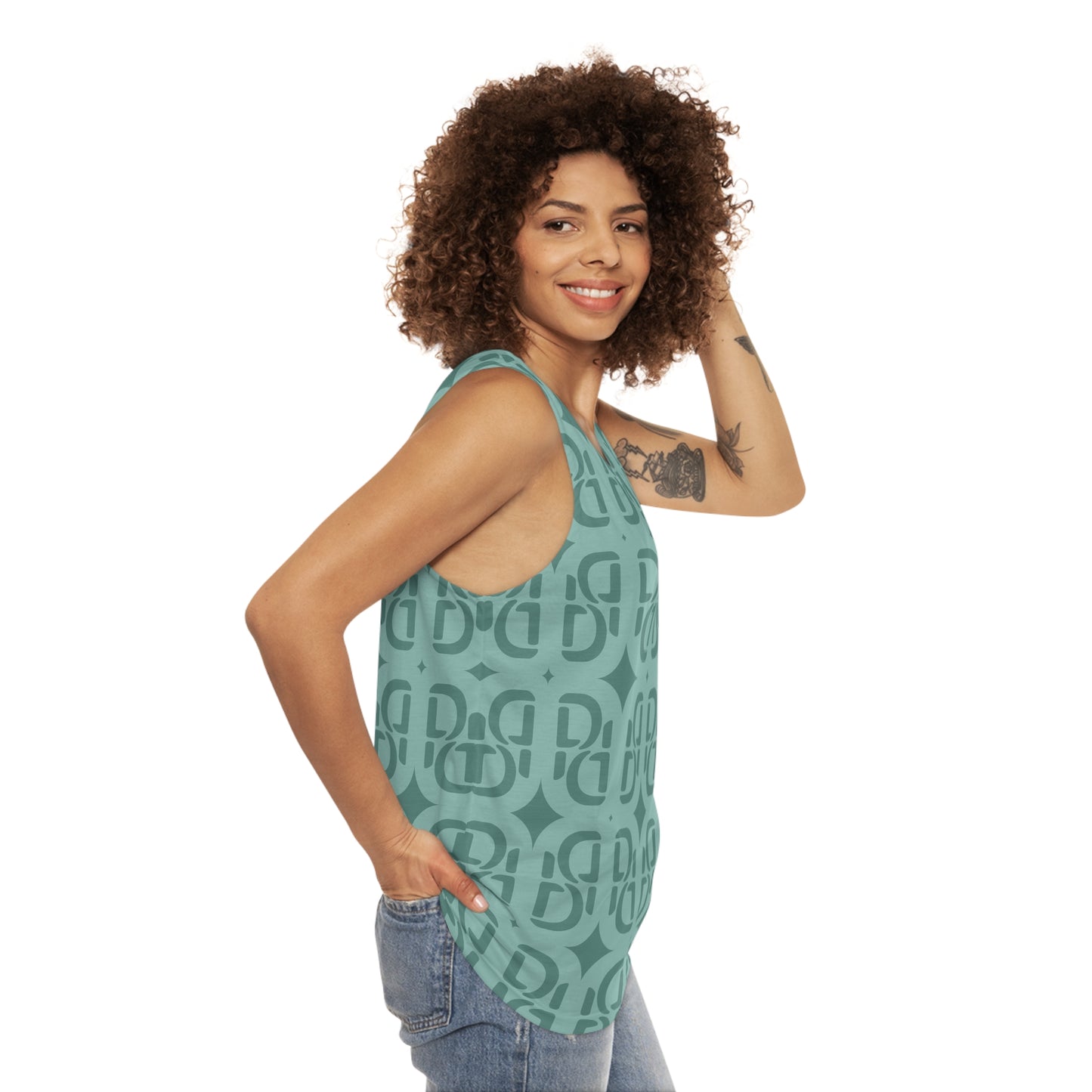 Phallacy Monogram Designer Unisex Tank Top