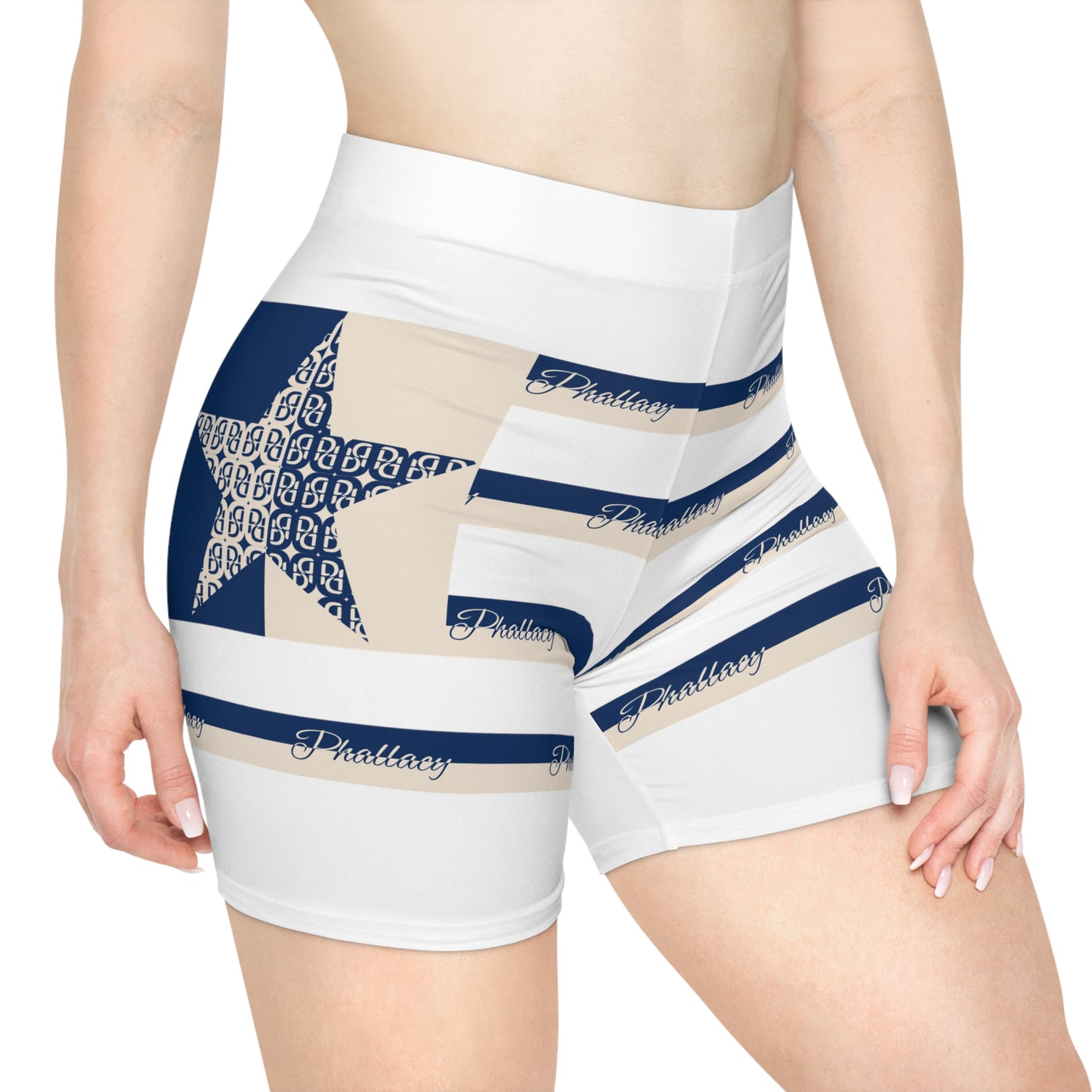 Phallacy Flag Designer Women's Biker Shorts