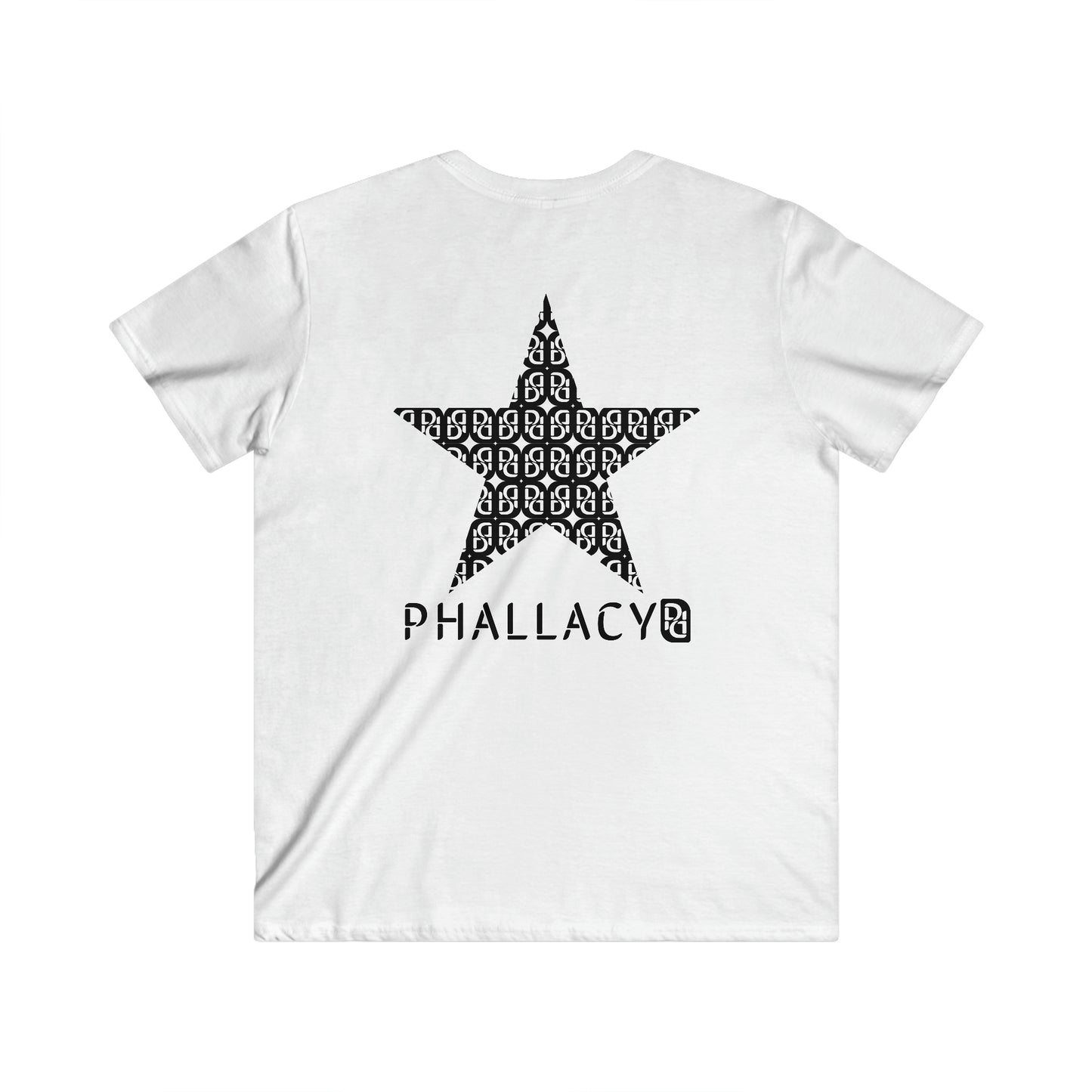 Phallacy Star Men's Fitted V-Neck Tee