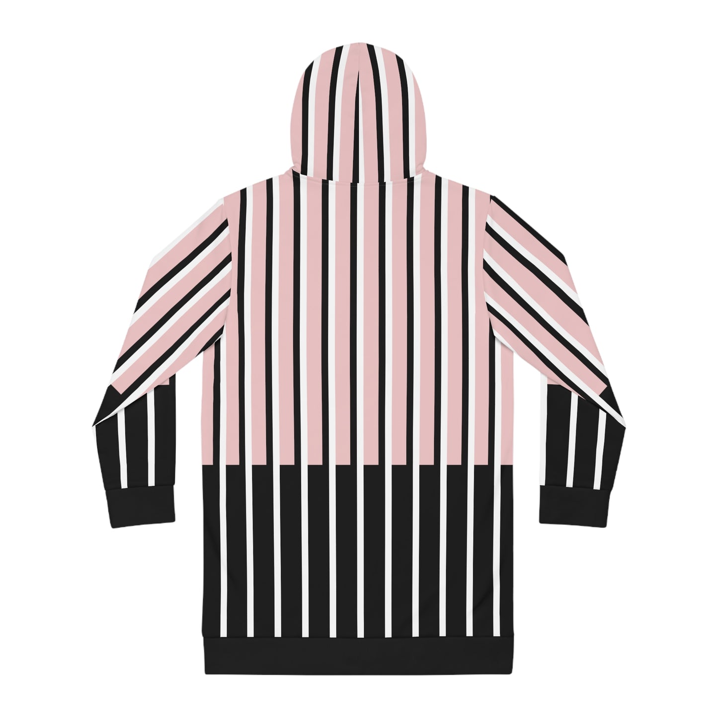 Phallacy Striped Designer Hoodie Dress