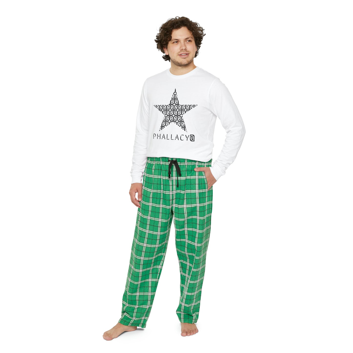 Phallacy Star Men's Long Sleeve Pajama Set