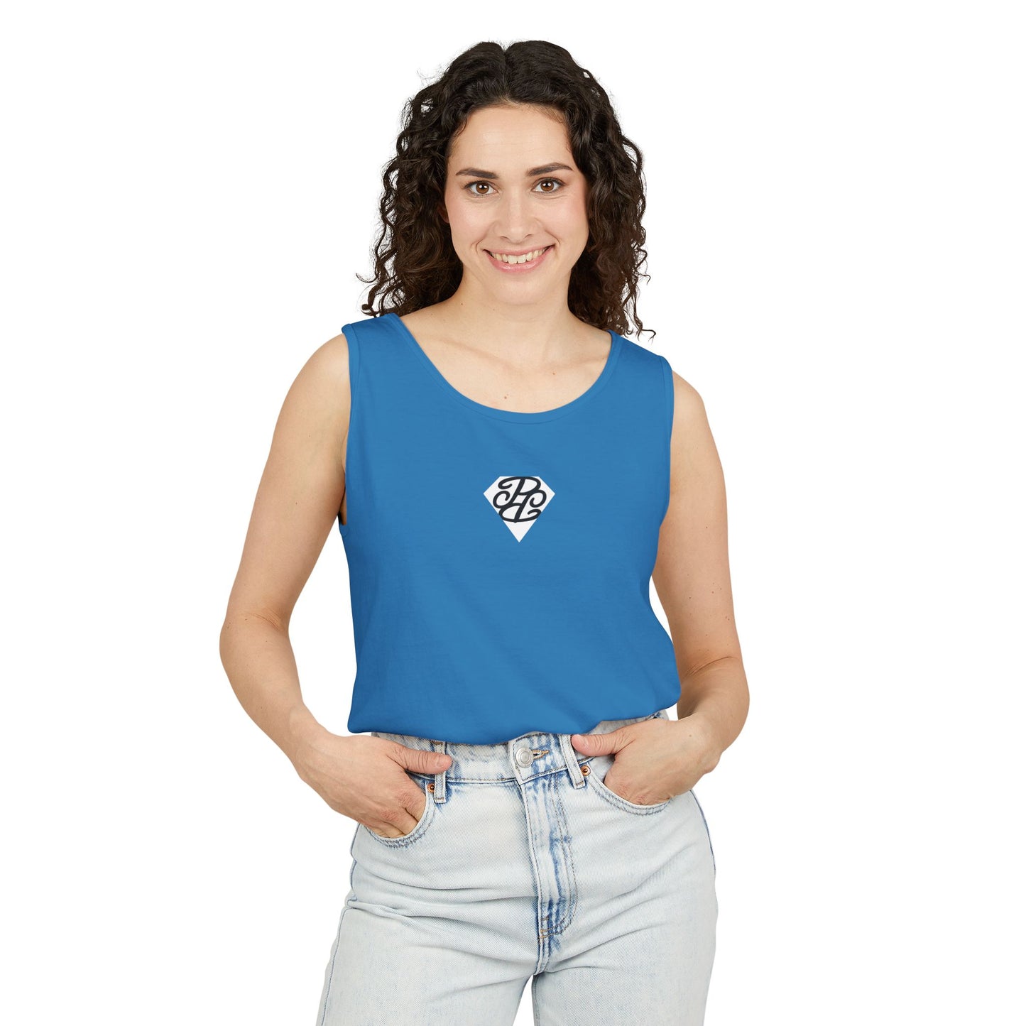 Phallacy Diamond Unisex Garment-Dyed Tank Top