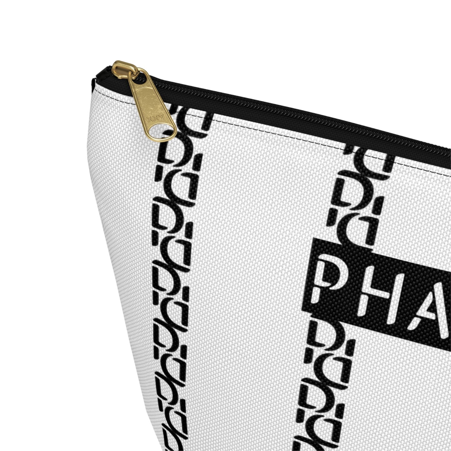 Phallacy Striped Designer Accessory Pouch w T-bottom