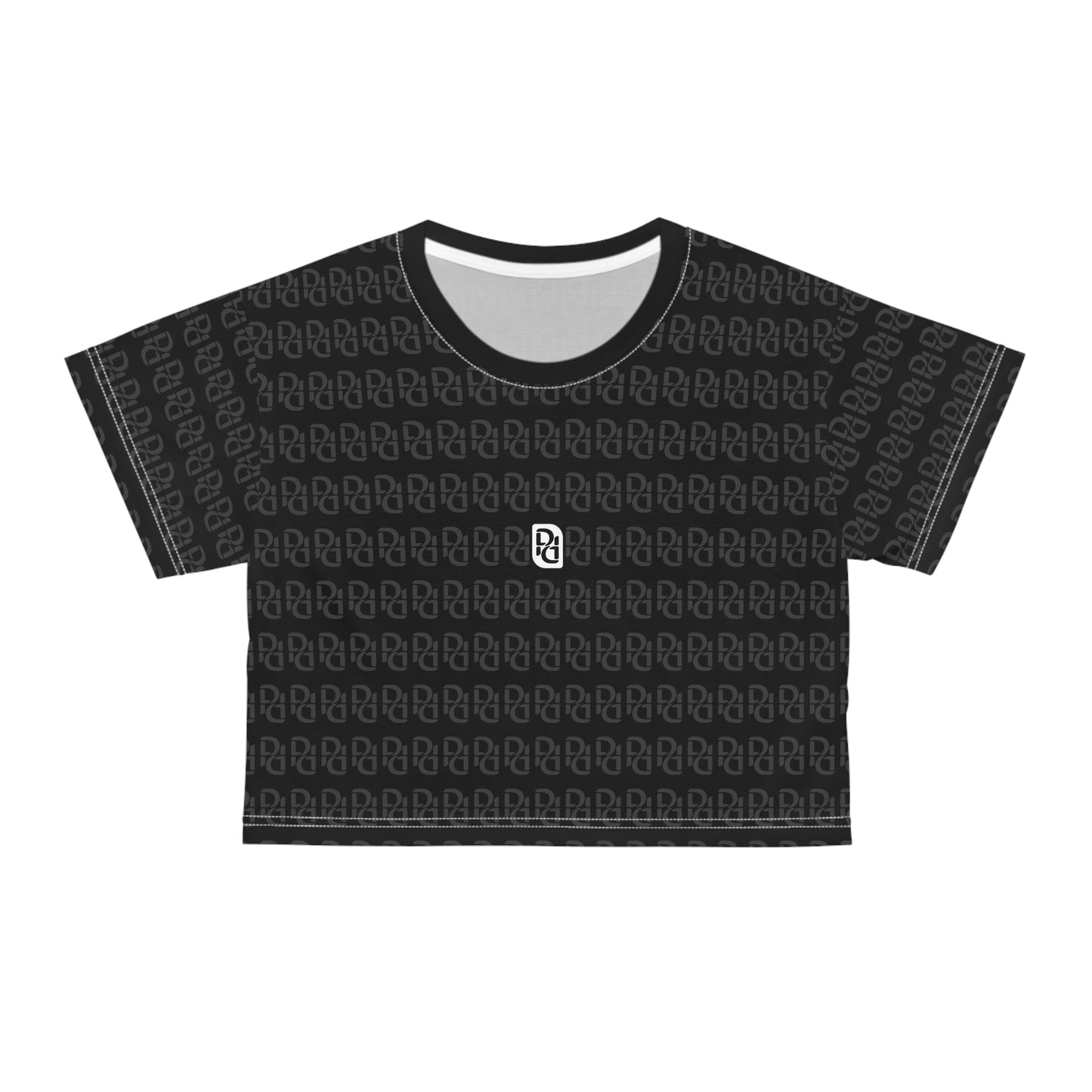 Phallacy Monogram Designer Cropped Tee