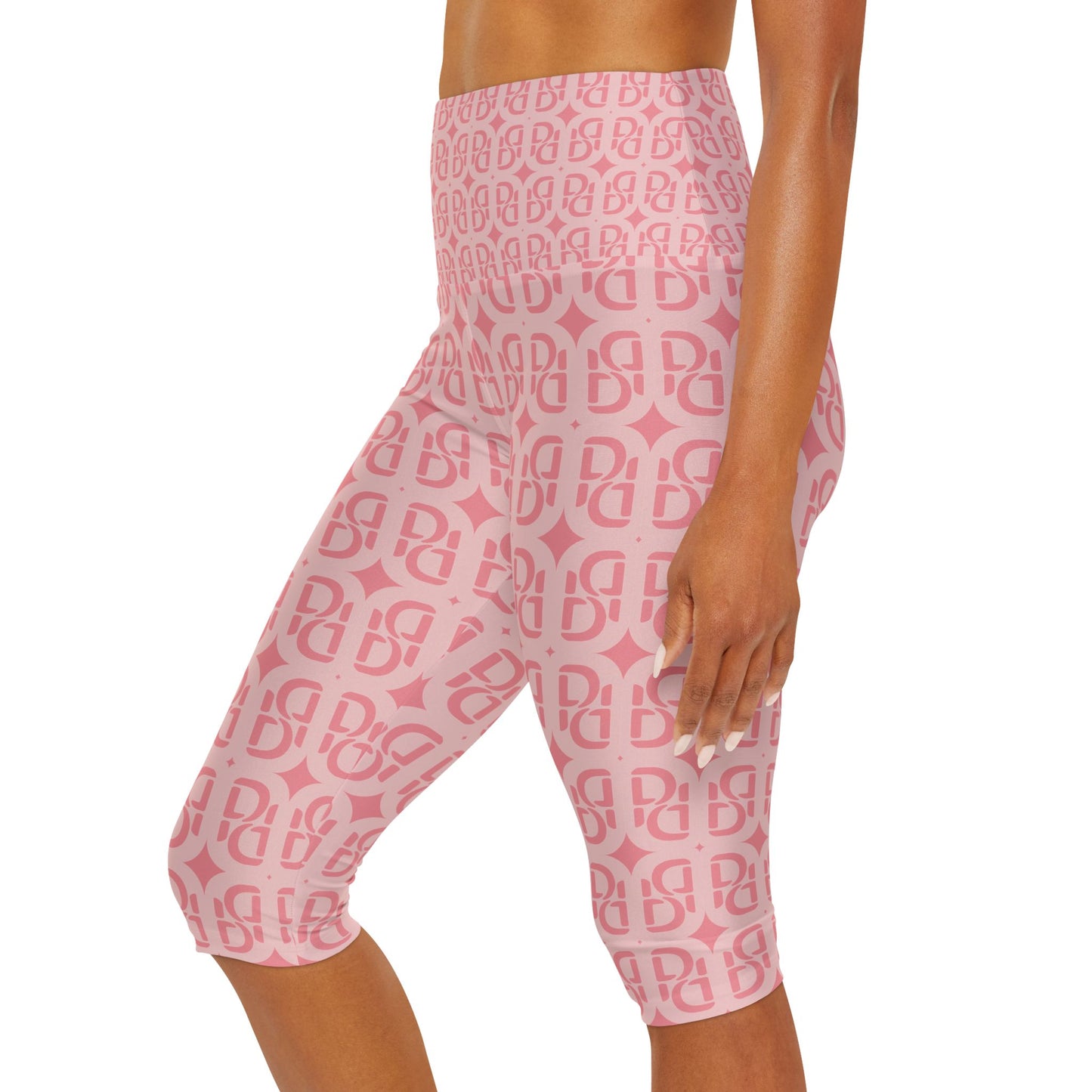 Phallacy Monogram Designer Yoga Capri Leggings