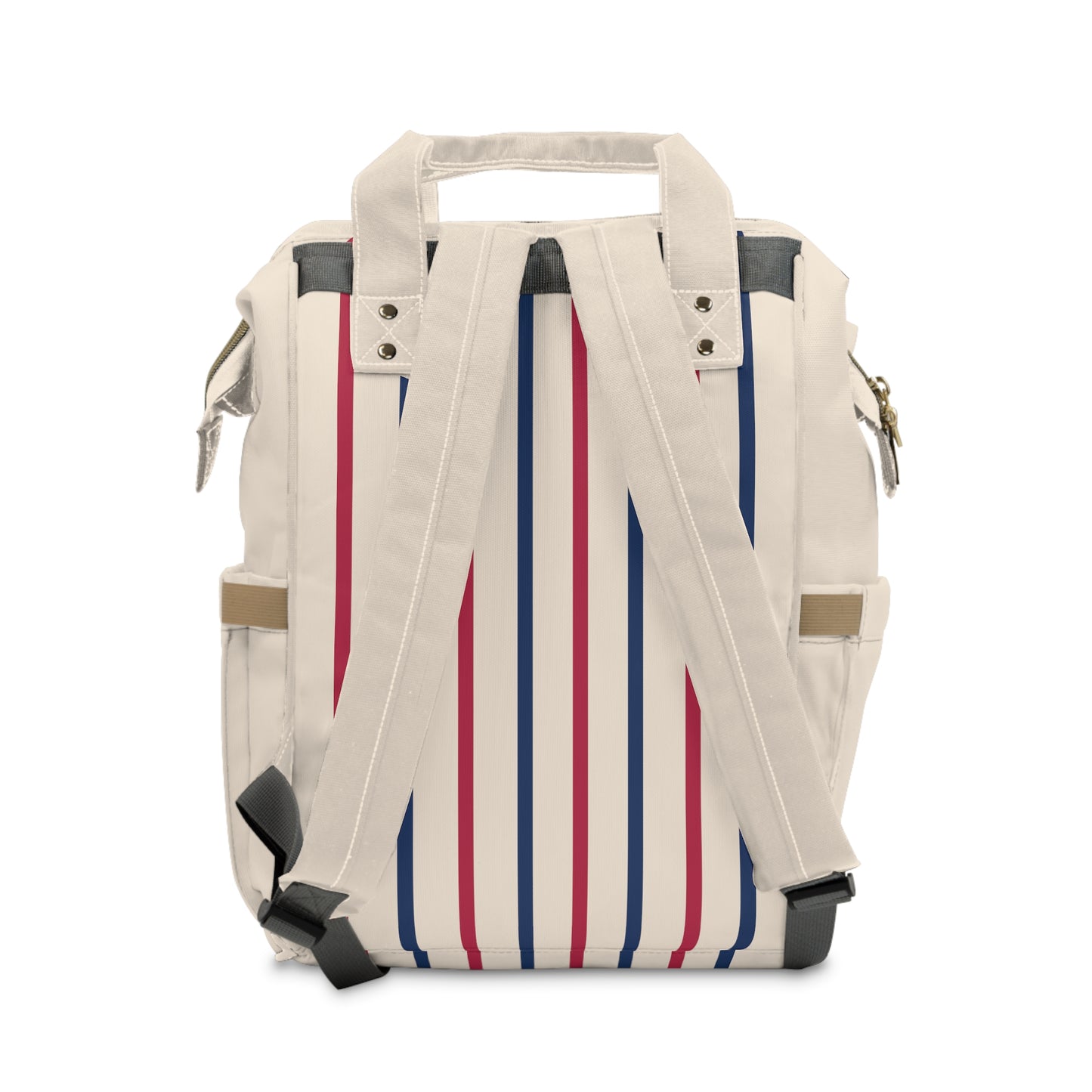 Phallacy Striped Designer Multifunctional Backpack