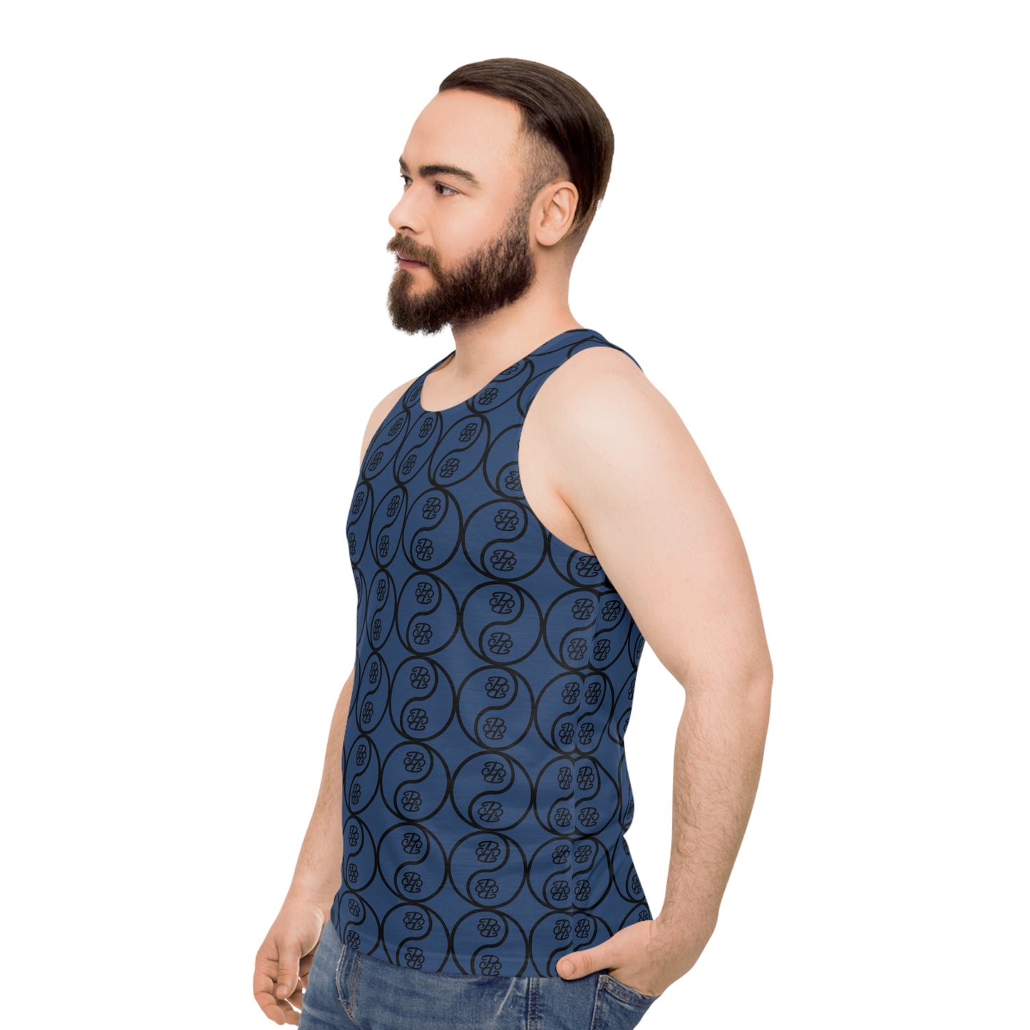 Phallacy Yin-Yang Designer Unisex Tank Top