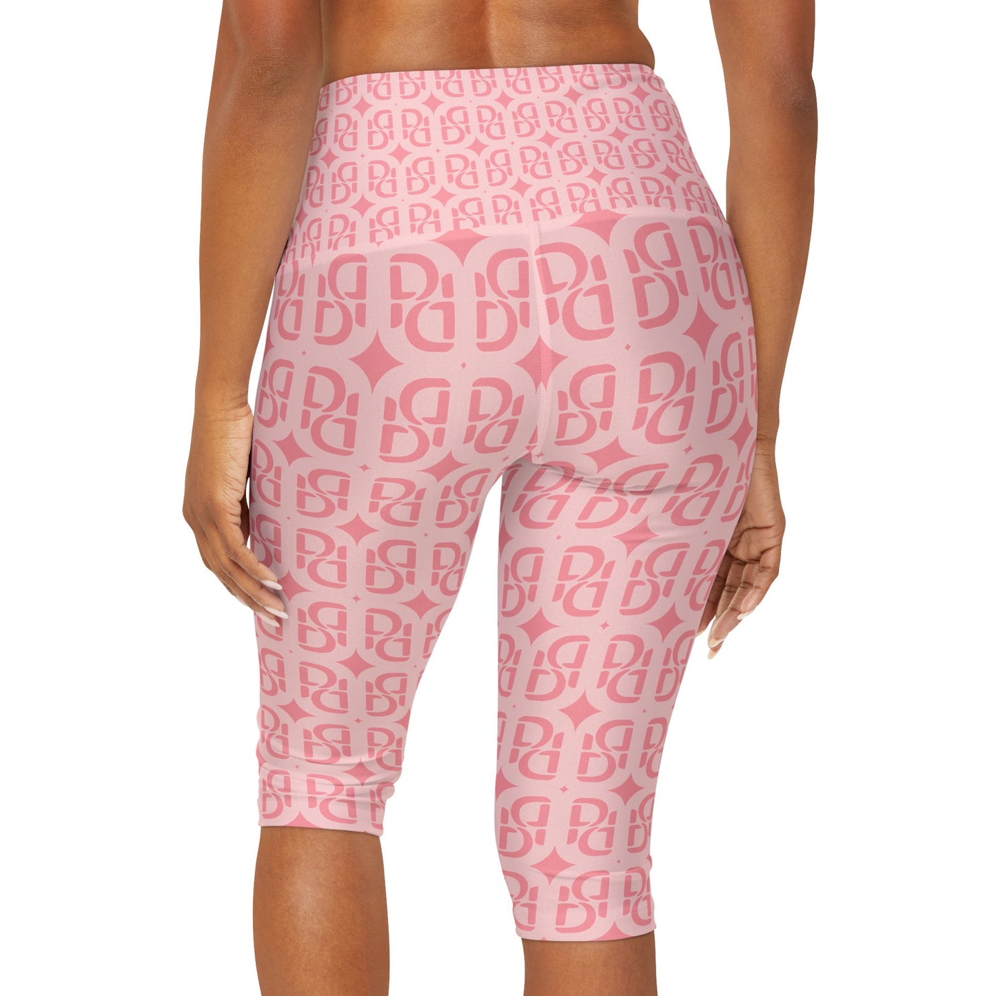 Phallacy Monogram Designer Yoga Capri Leggings